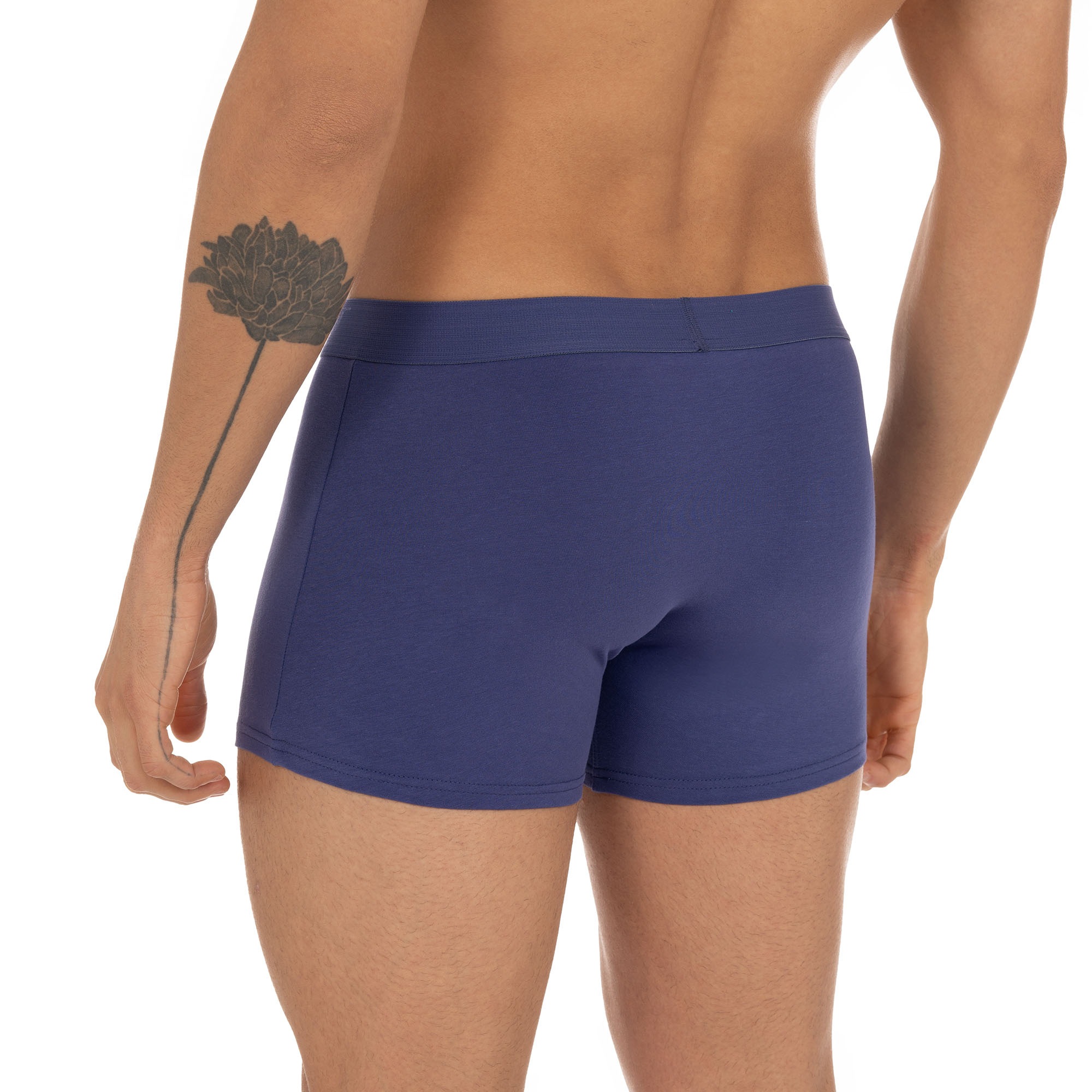 Bruno Banani Boxershorts »FLOWING«, (2er Pack), mit kontrastfarbenem Bündchen
