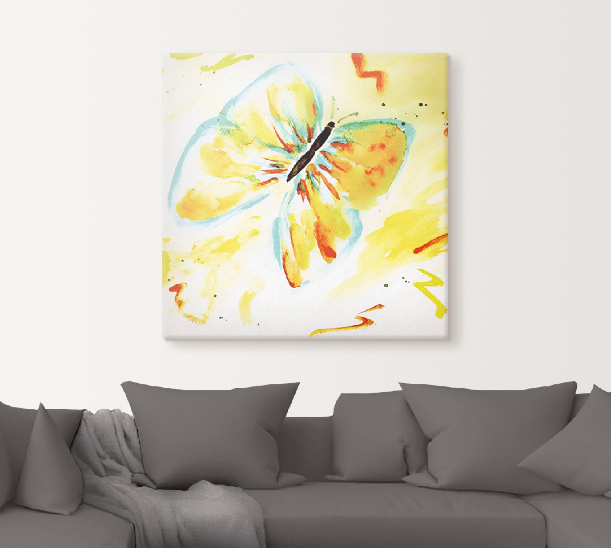 Artland Wandbild »Schmetterling«, Insekten, (1 St.), als Leinwandbild, Poster in verschied. Größen