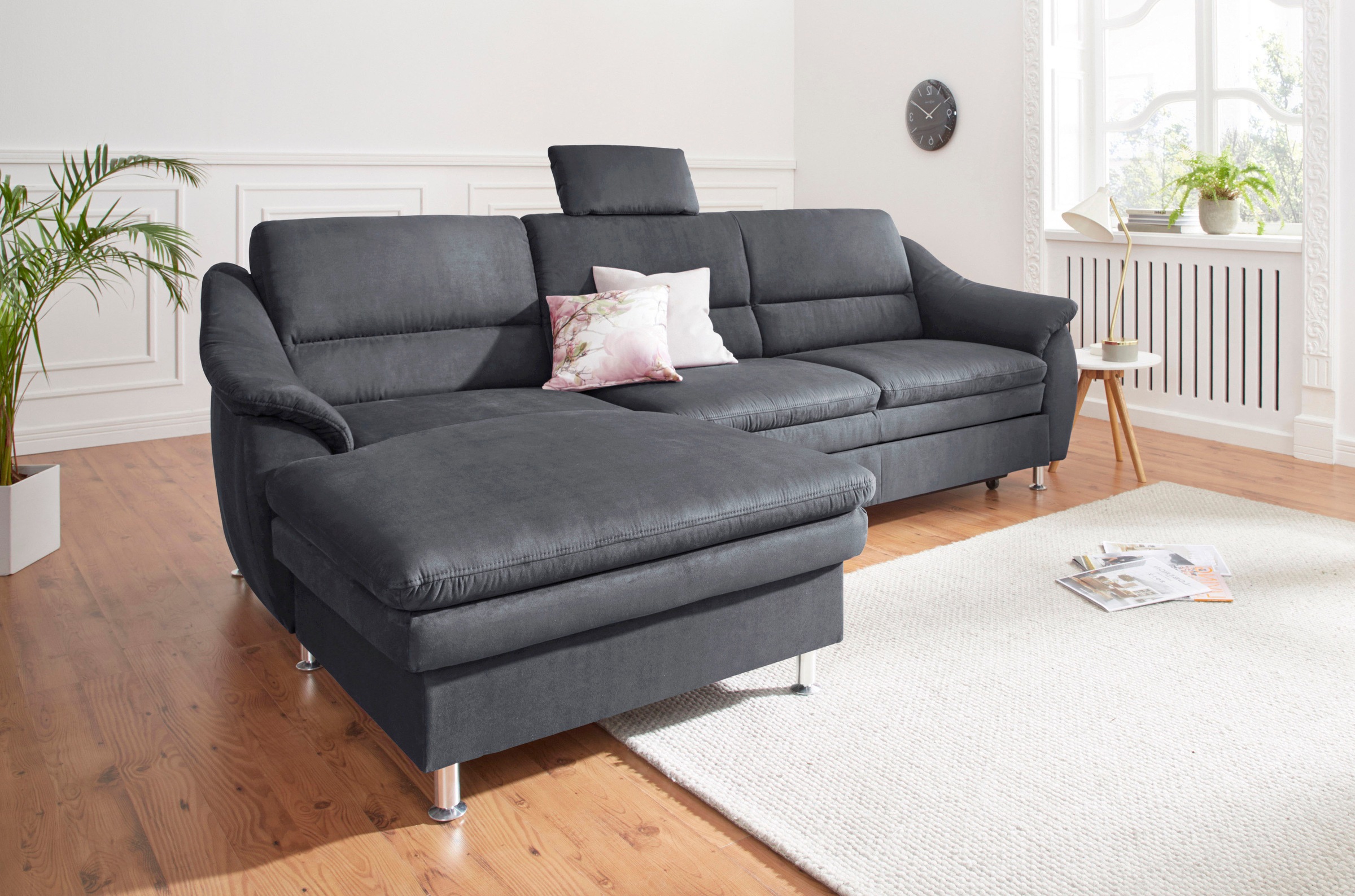 Thumbnail - sit&more Ecksofa "Cardoso L-Form" mit Federkern, wahlweise mit Bettfunktion