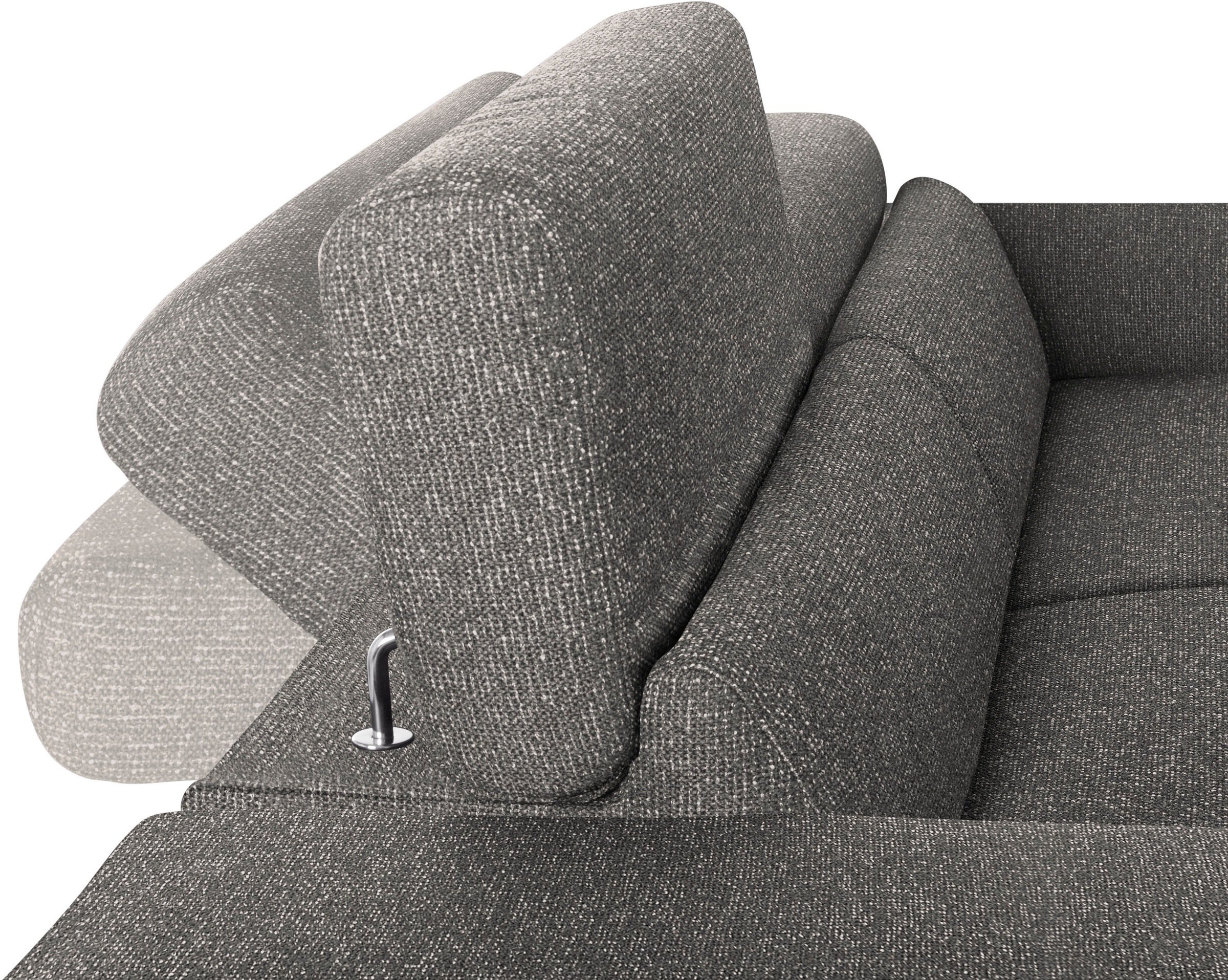 W.SCHILLIG 2-Sitzer »finn«, German Design Award 2016, Fußgestell Chrom glänzend, Breite 230 cm