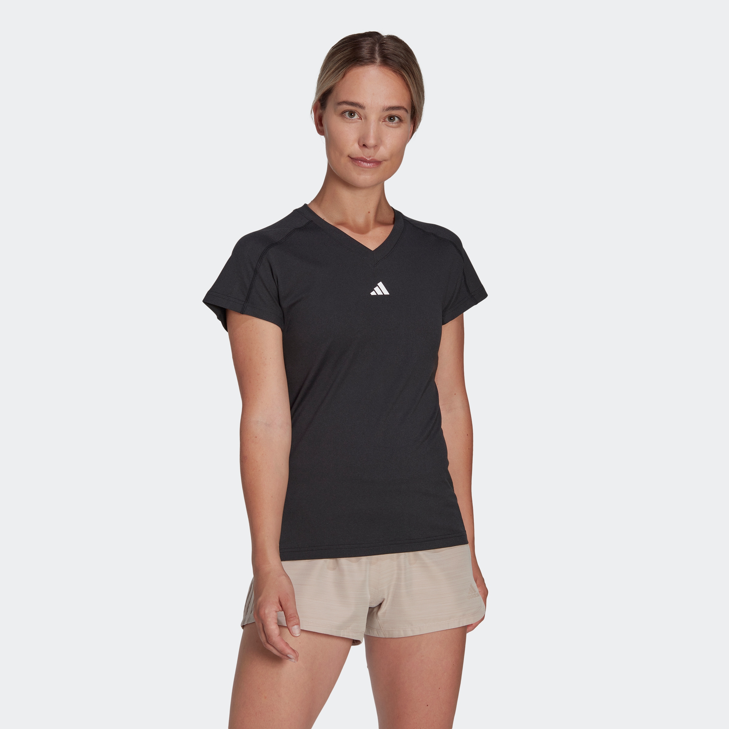 adidas Performance T-Shirt "AEROREADY TRAIN ESSENTIALS MINIMAL BRANDING V-N günstig online kaufen