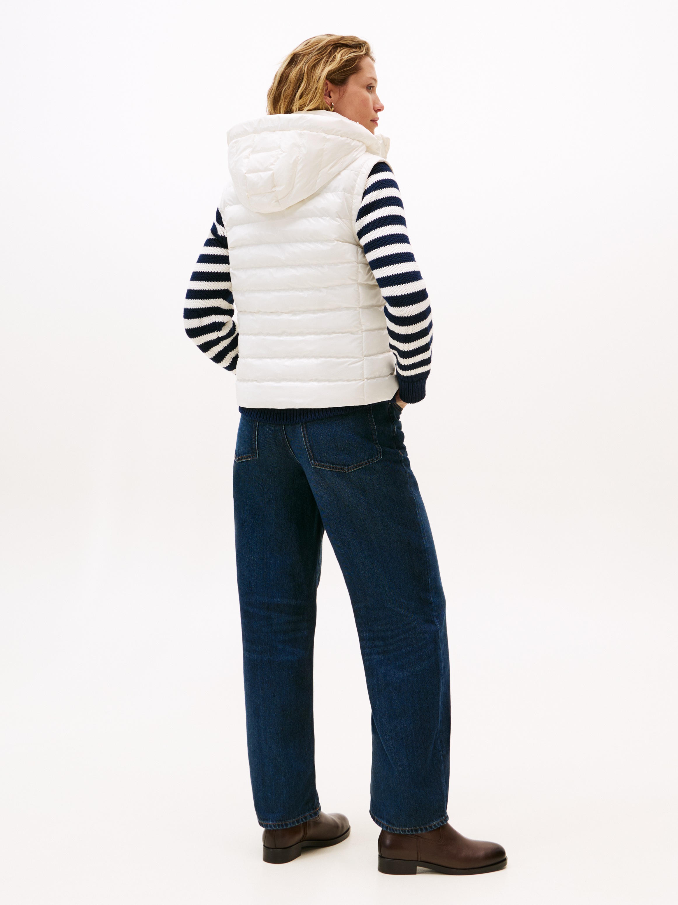 Tommy Hilfiger Steppweste »LW PADDED SLIM VEST«, leicht glänzende Oberfläche