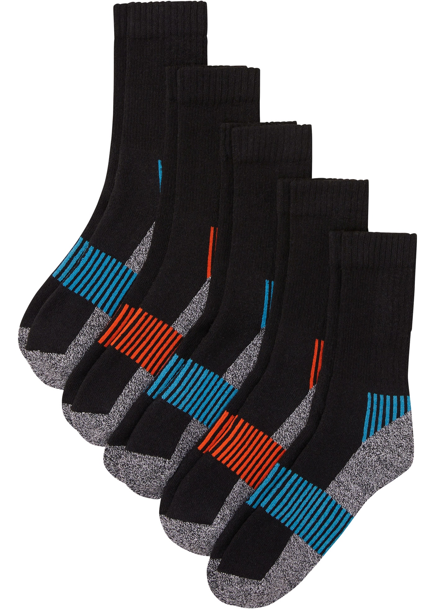bonprix Sportsocken Thermo Tennissocken mit Innenfrottee (5er Pack) günstig online kaufen