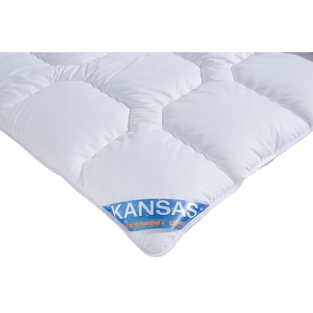 f.a.n. Schlafkomfort Microfaserbettdecke »Kansas«, leicht, Füllung  Polyesterfaser, Bezug 100% Polyester, (1 St.), Bettdecke in 135x200 cm und  weiteren Größen, für Sommer oder Winter kaufen | BAUR