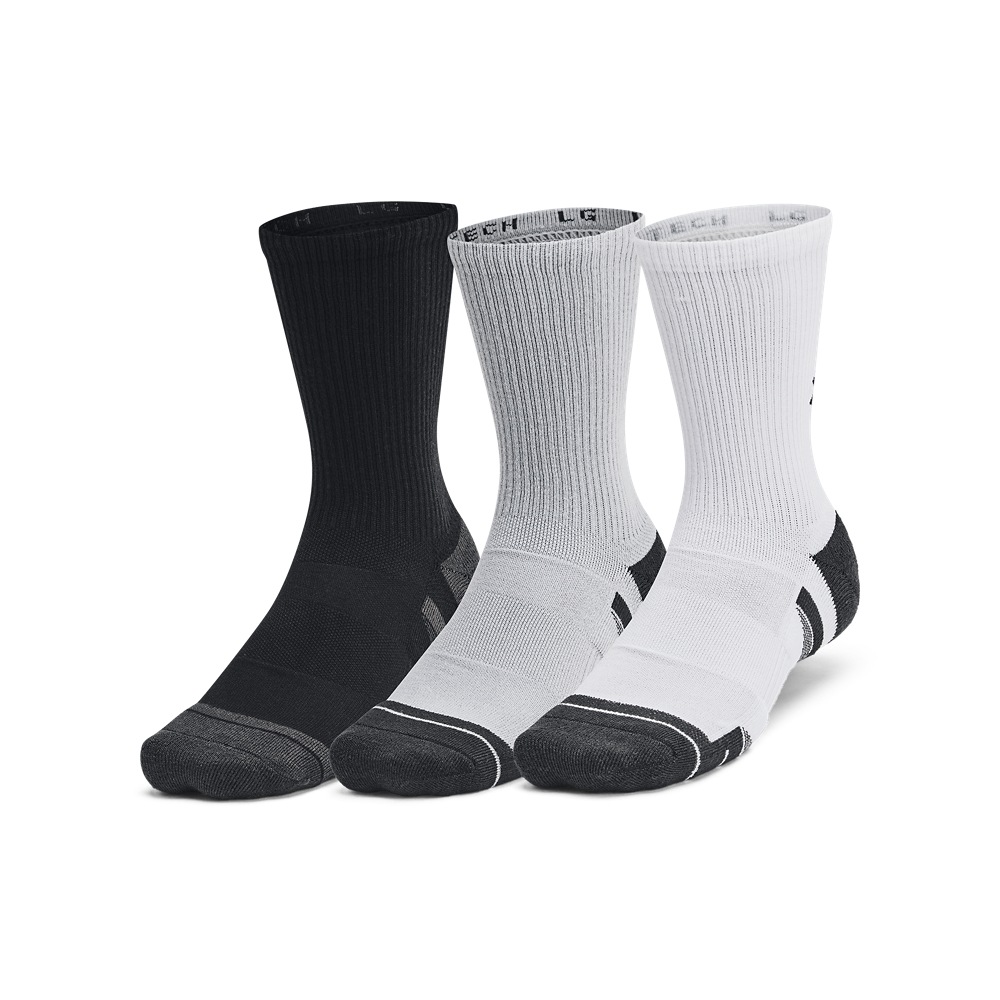 Under Armour Sportsocken "UNISEX UA PERF TECH 6PK CREW" 6 Stk. tlg. mit mittlerer Dämpfung am gesamten Fuß, schnell trocknend