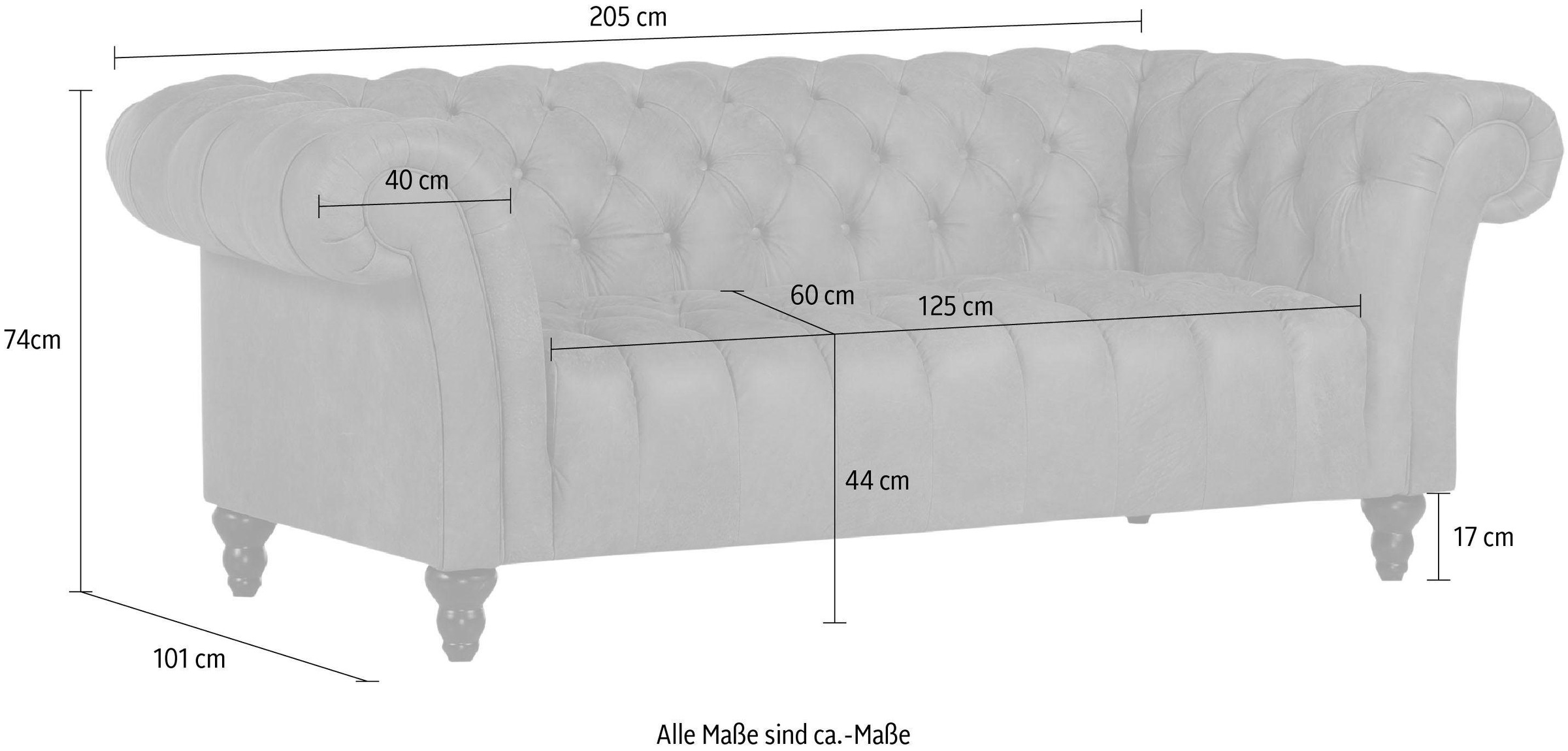 Gutmann Factory 3-Sitzer »Amazonas«, Bezug aus weichem Anilinleder