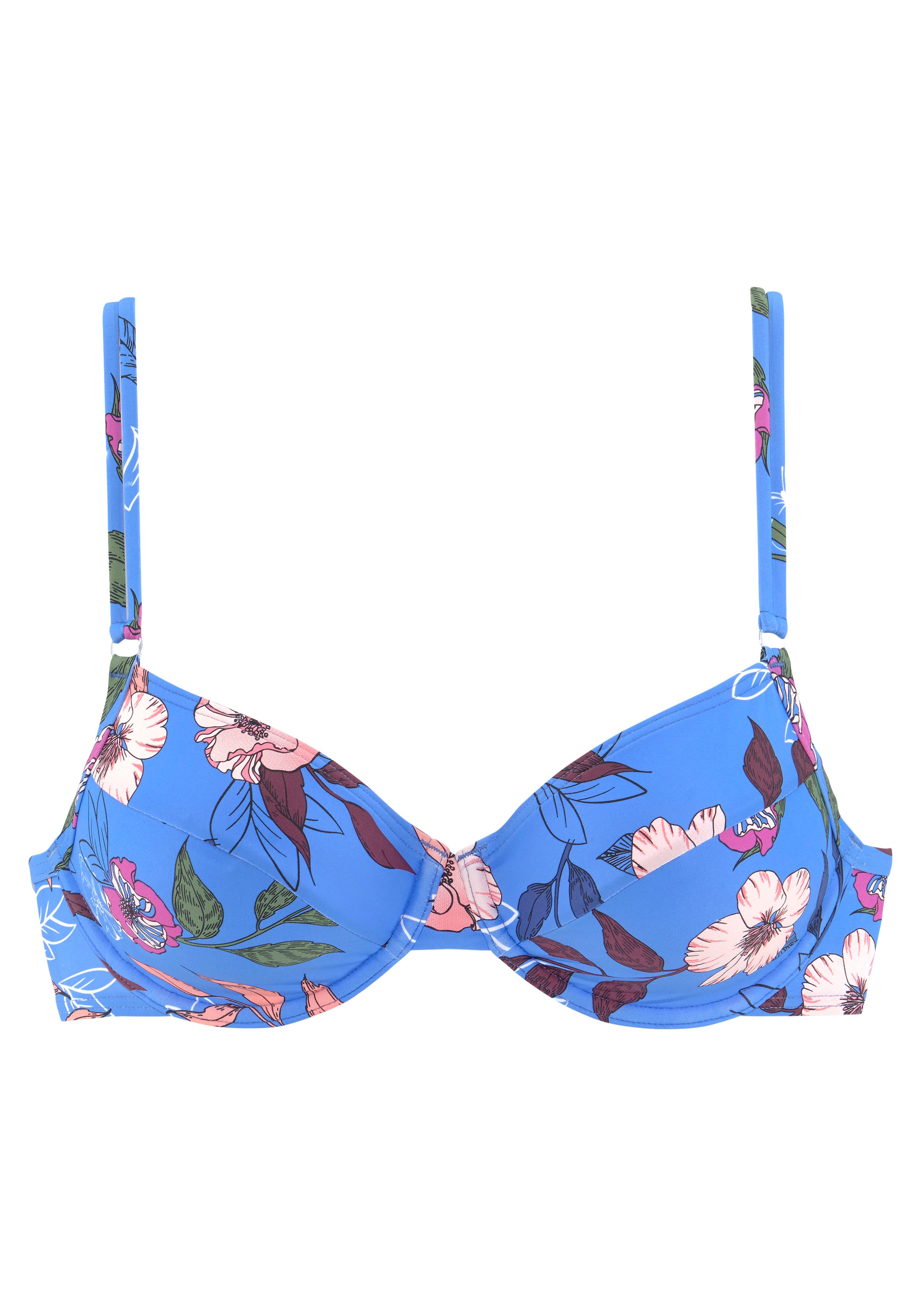 s.Oliver Bügel-Bikini-Top »Maya«, mit Doppelträgern und floralem Design