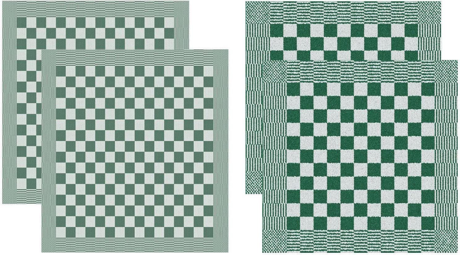 DDDDD Geschirrtuch "Barbeque" Combiset: 2 Küchentücher & 2 Geschirrtücher günstig online kaufen