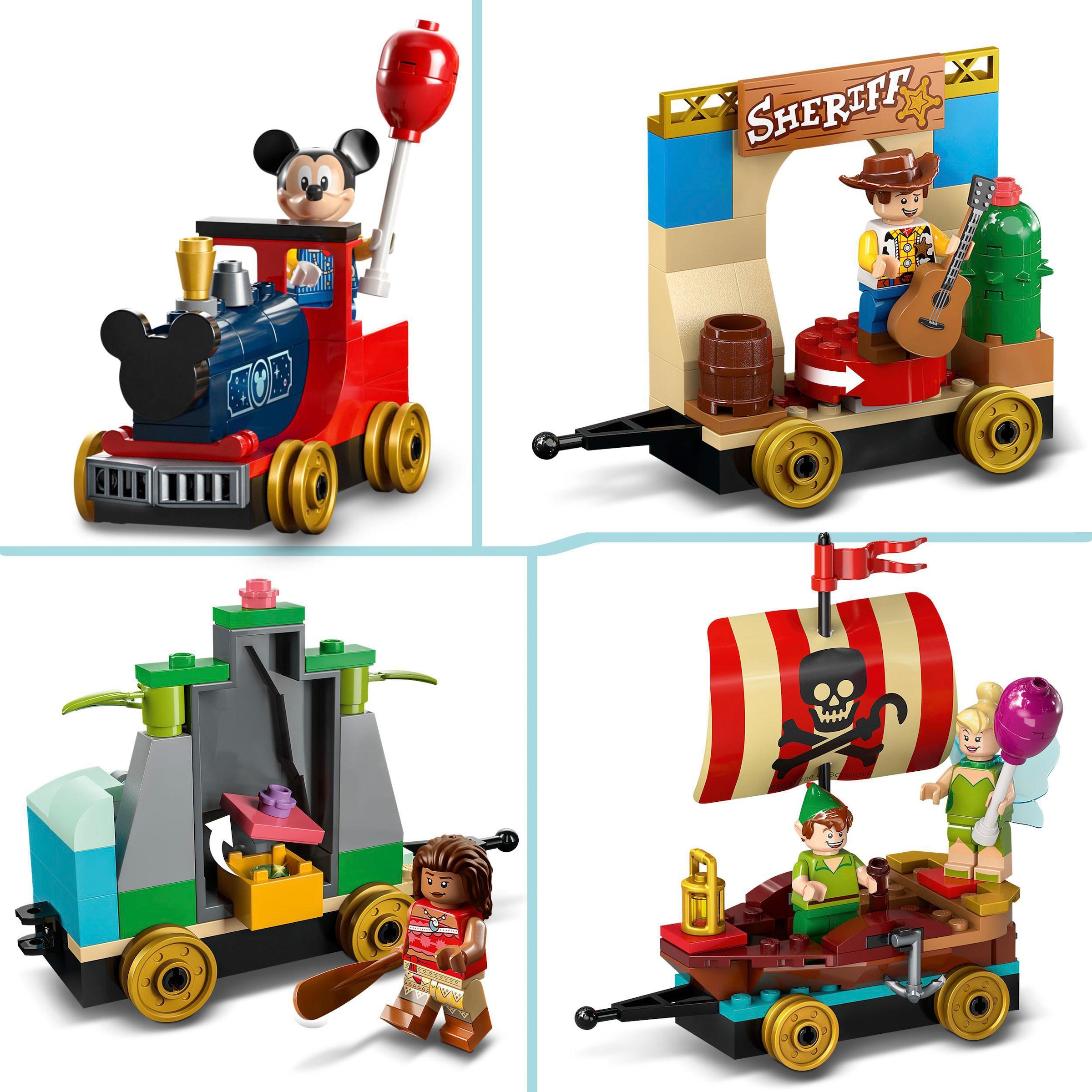 LEGO® Konstruktionsspielsteine »Disney Geburtstagszug (43212), LEGO® Disney«, (200 St.), Made in Europe