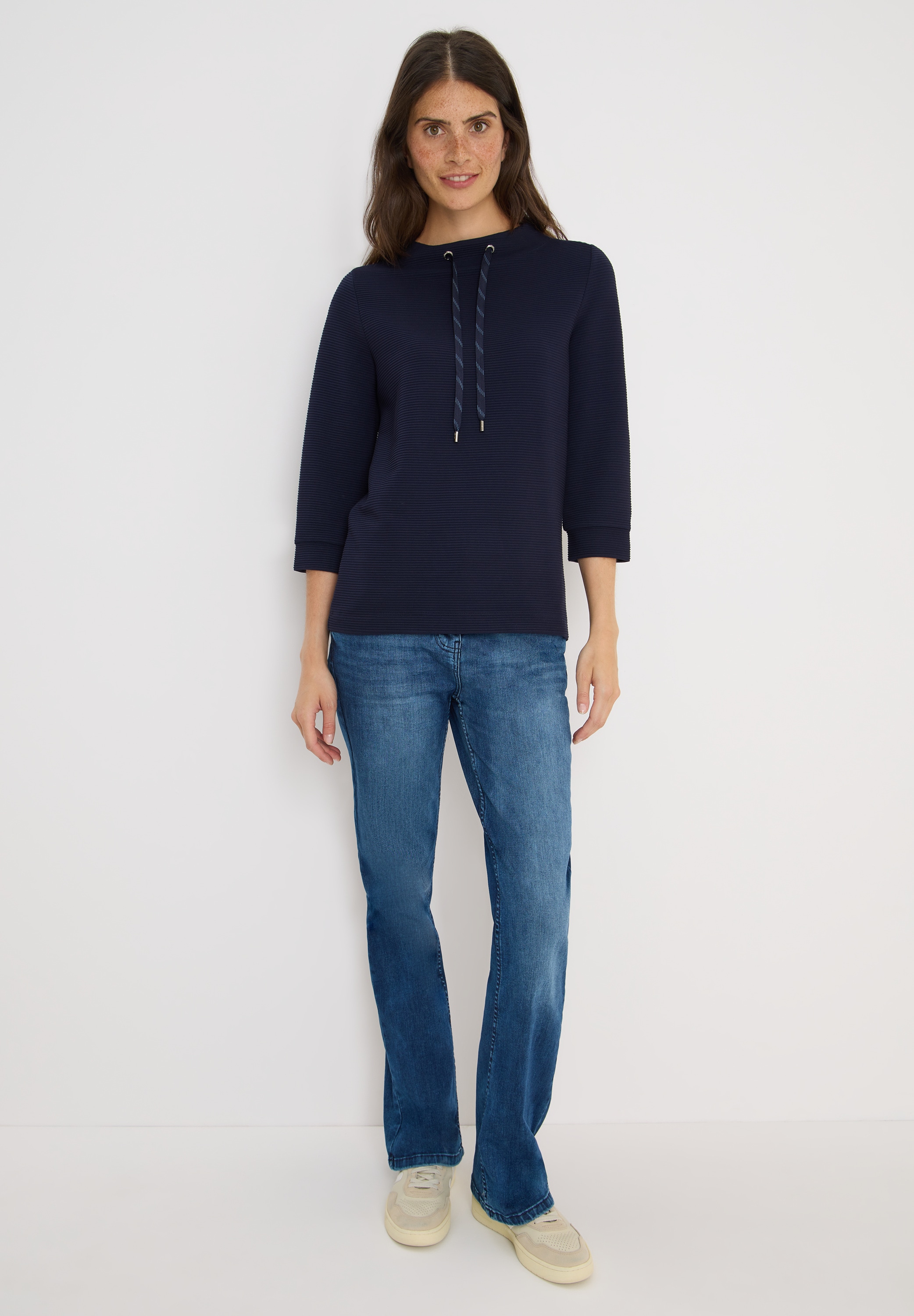 Cecil 3/4-Arm-Shirt, mit 3/4 Ärmeln