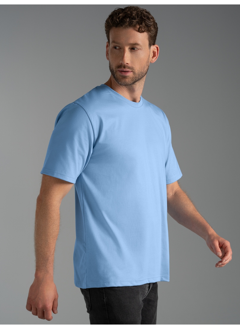 Trigema T-Shirt »TRIGEMA T-Shirt DELUXE Baumwolle«, (1 tlg.)