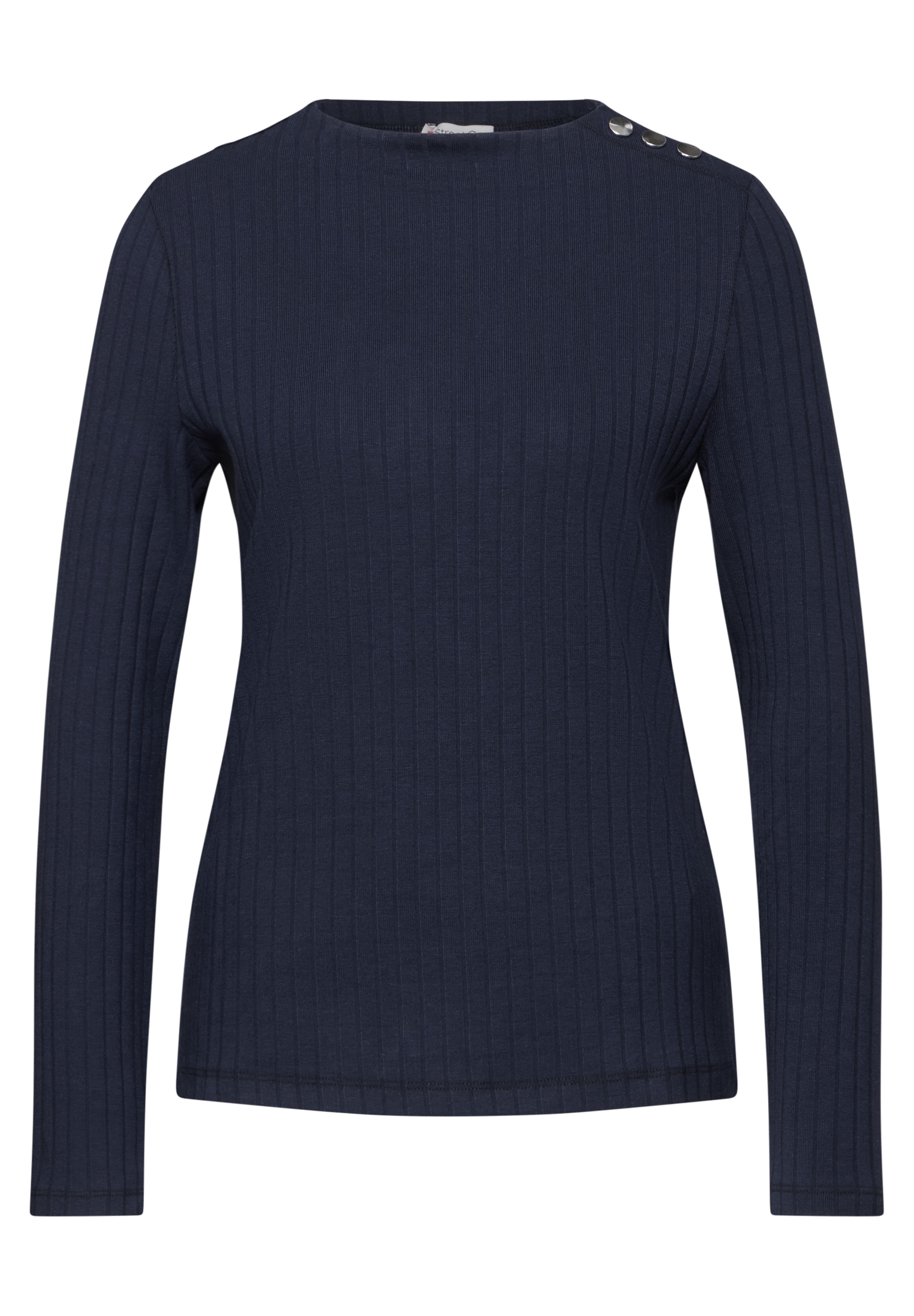 STREET ONE Langarmshirt, im soften Baumwoll-Mix