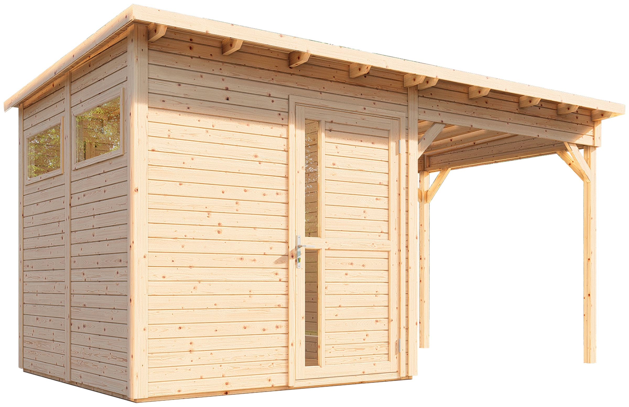 BERTILO Gartenhaus »Pentus 2«, (Set)