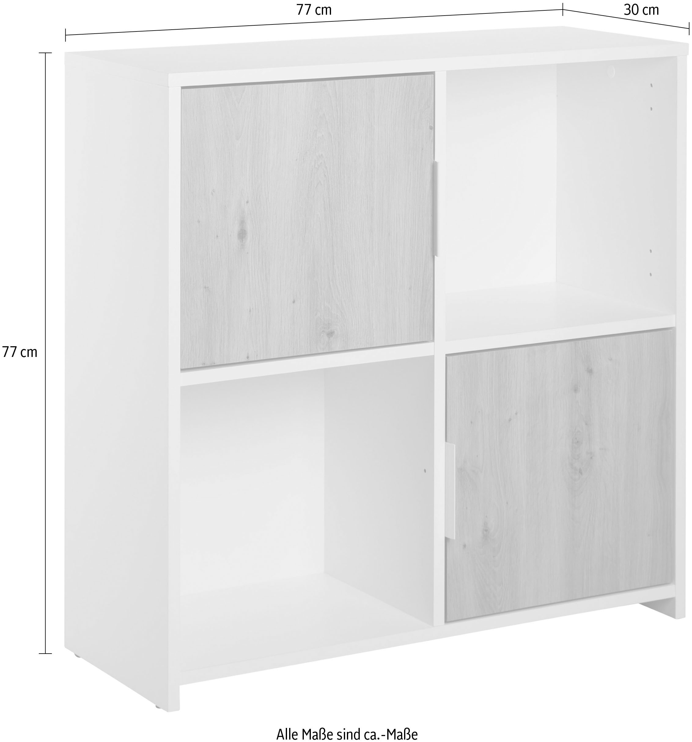Inter Link Kommode »Pepeto« 1 Stk. tlg. Modular, individuelle Gestaltung, BxTxH: ca. 77 x 30 x 77 cm