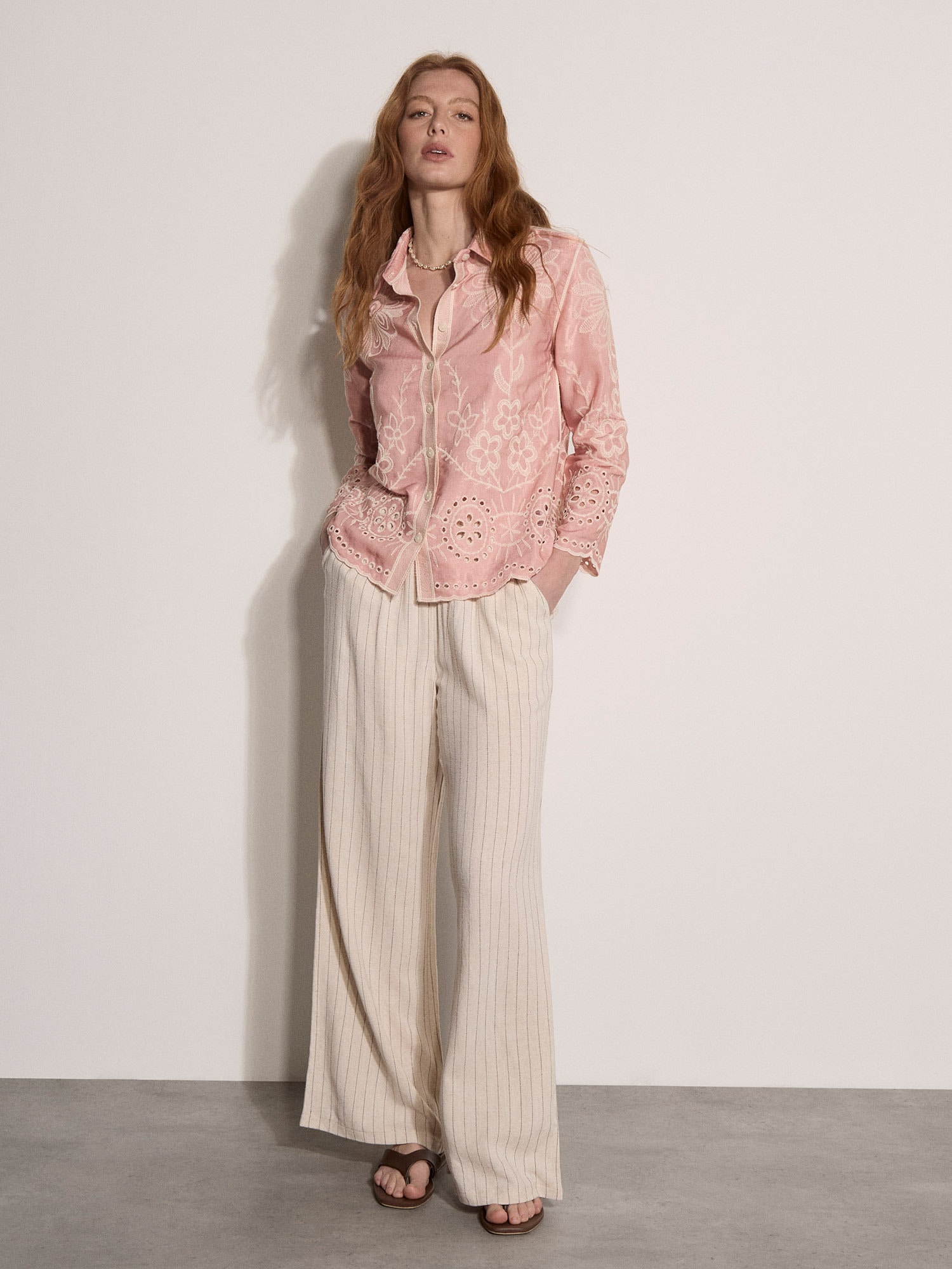 Apricot Klassische Bluse »Bluse« mit Stickerei