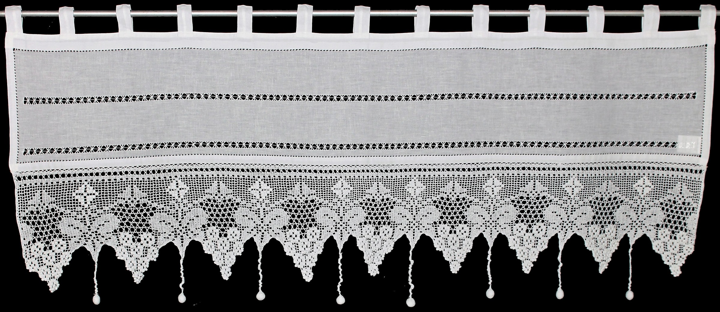 Thumbnail - HOSSNER - ART OF HOME DECO Querbehang "Matterhorn" Schlaufen 1 Stk. tlg. HxB: 50x120