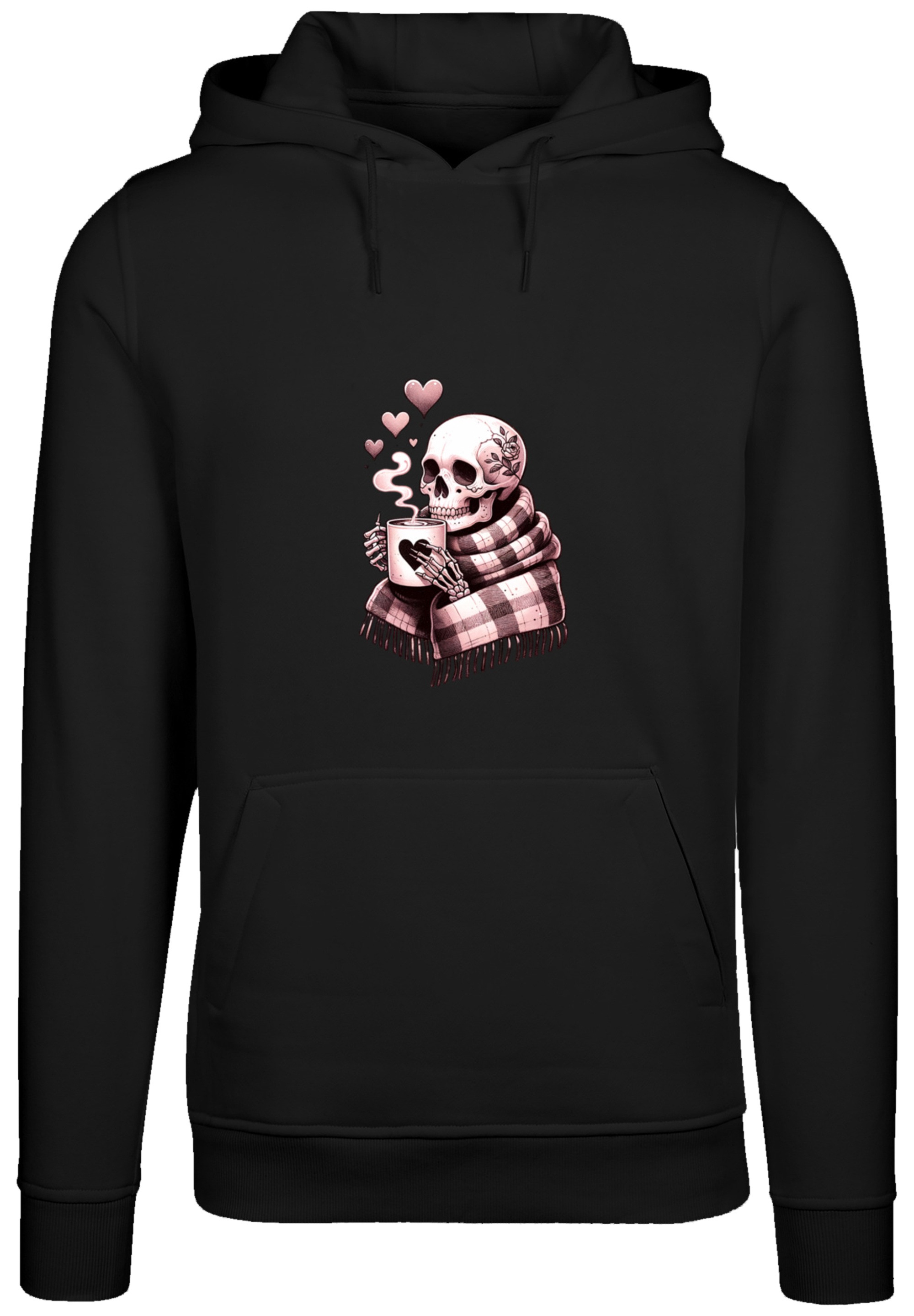 F4NT4STIC Kapuzenpullover »Cozy Winter Skelett«, Premium Qualität