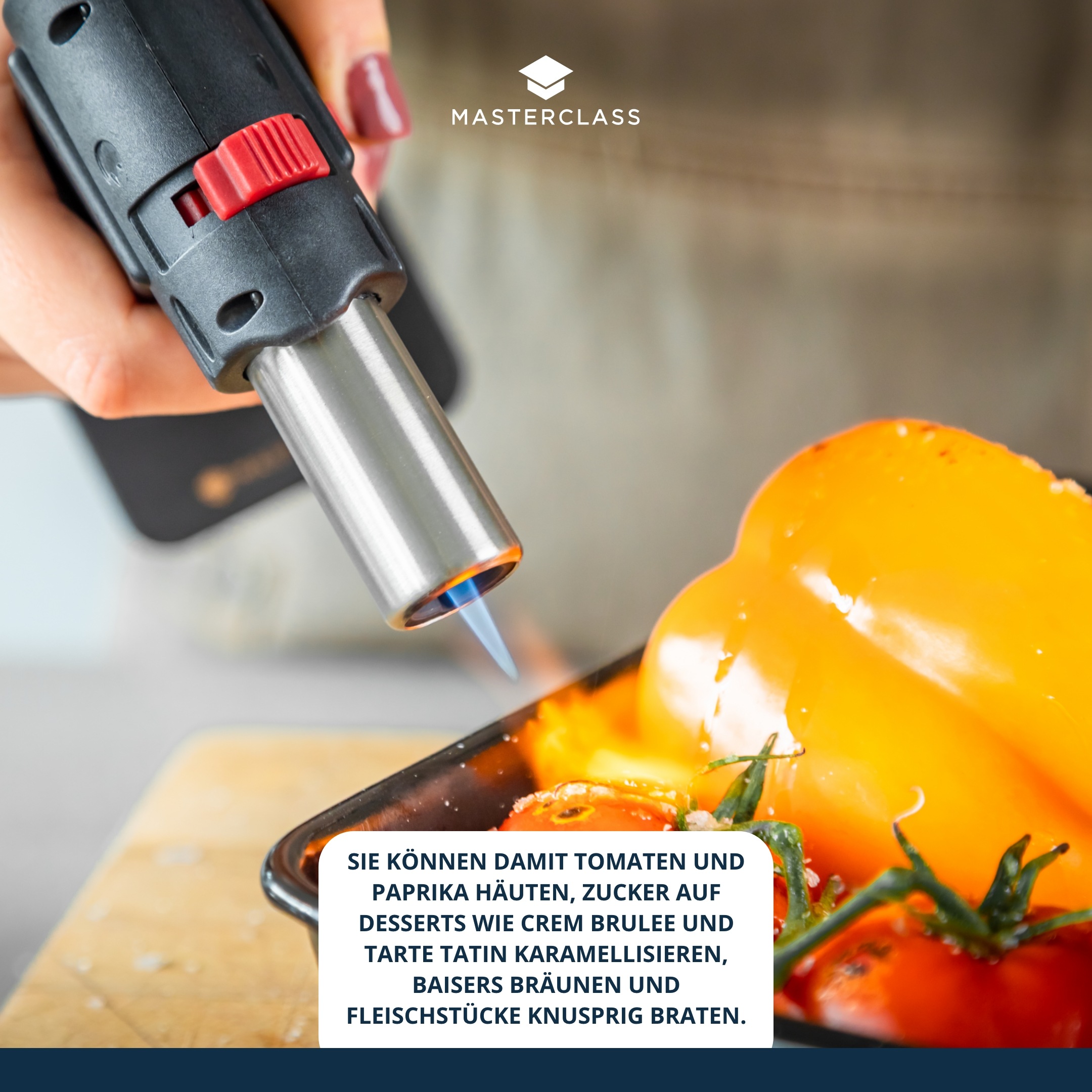 Master Class Flambierbrenner »Professional Cook's Blowtorch«, (1 tlg.)