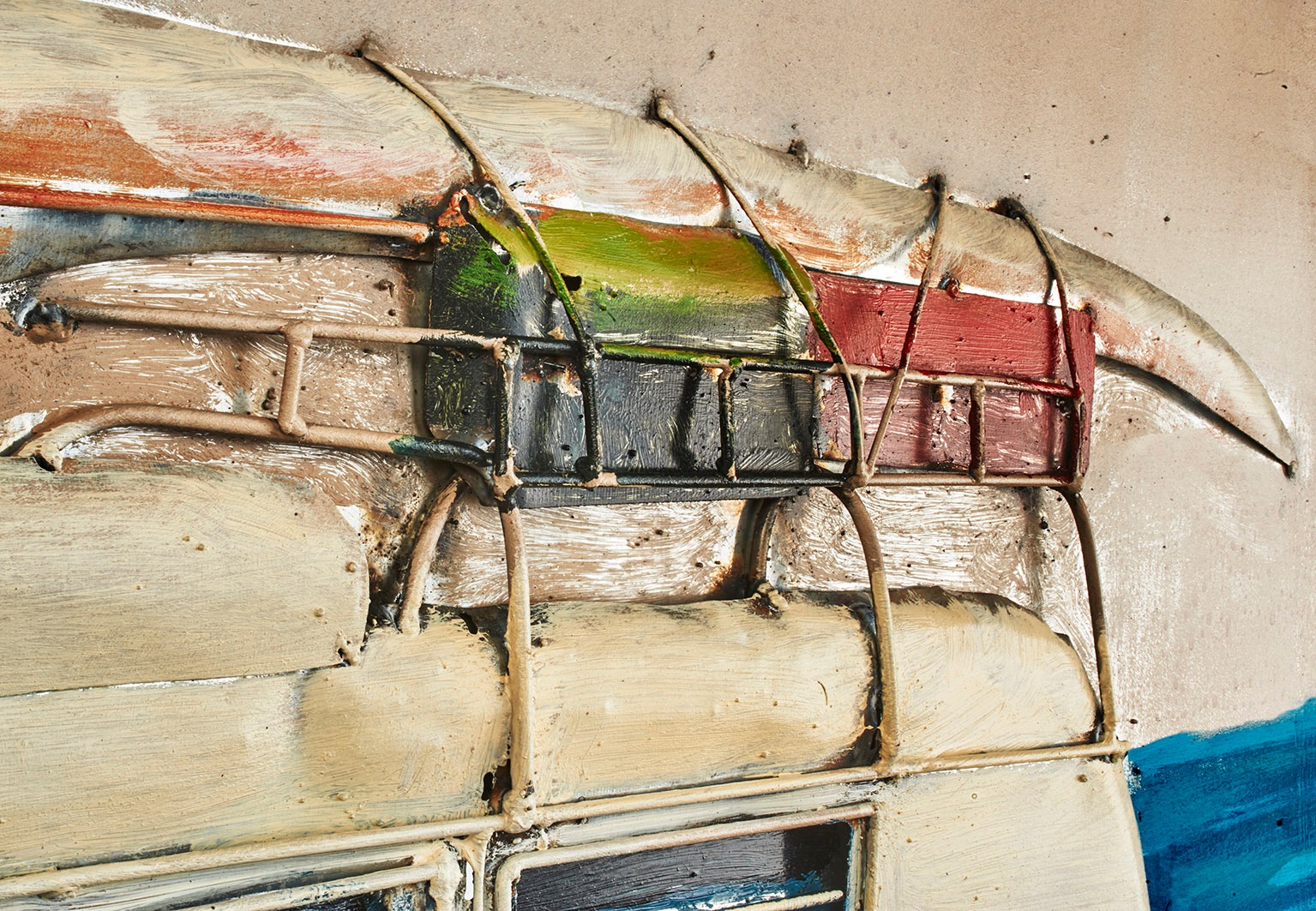 locker Wanddekoobjekt "Metallbild 3D BEACH BULLY" günstig online kaufen