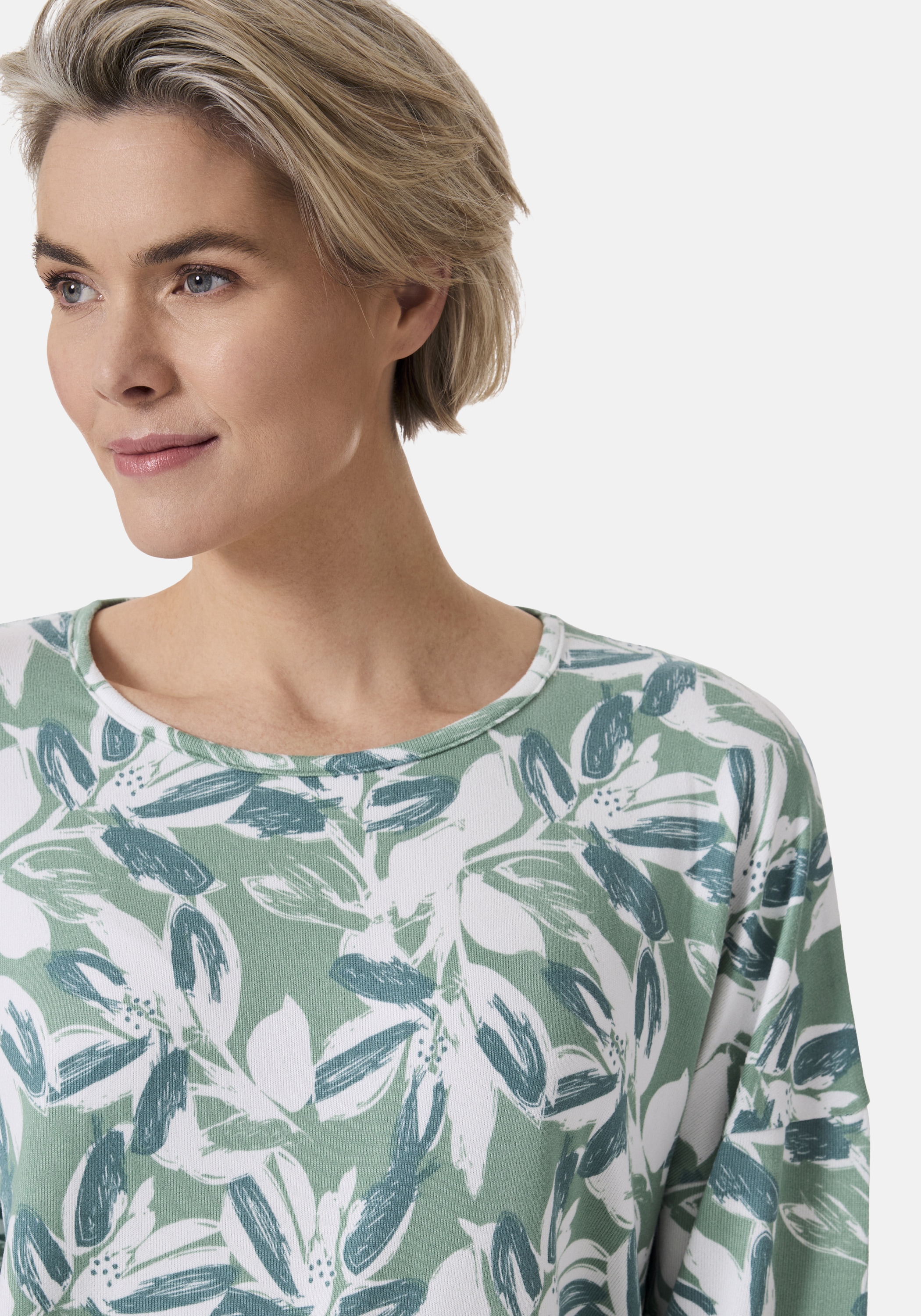 STOOKER WOMEN 3/4-Arm-Shirt »CARLY T-Shirt 3/4-Arm«, Loose Fit Shirt Rundhals 3/4 Arm für Damen