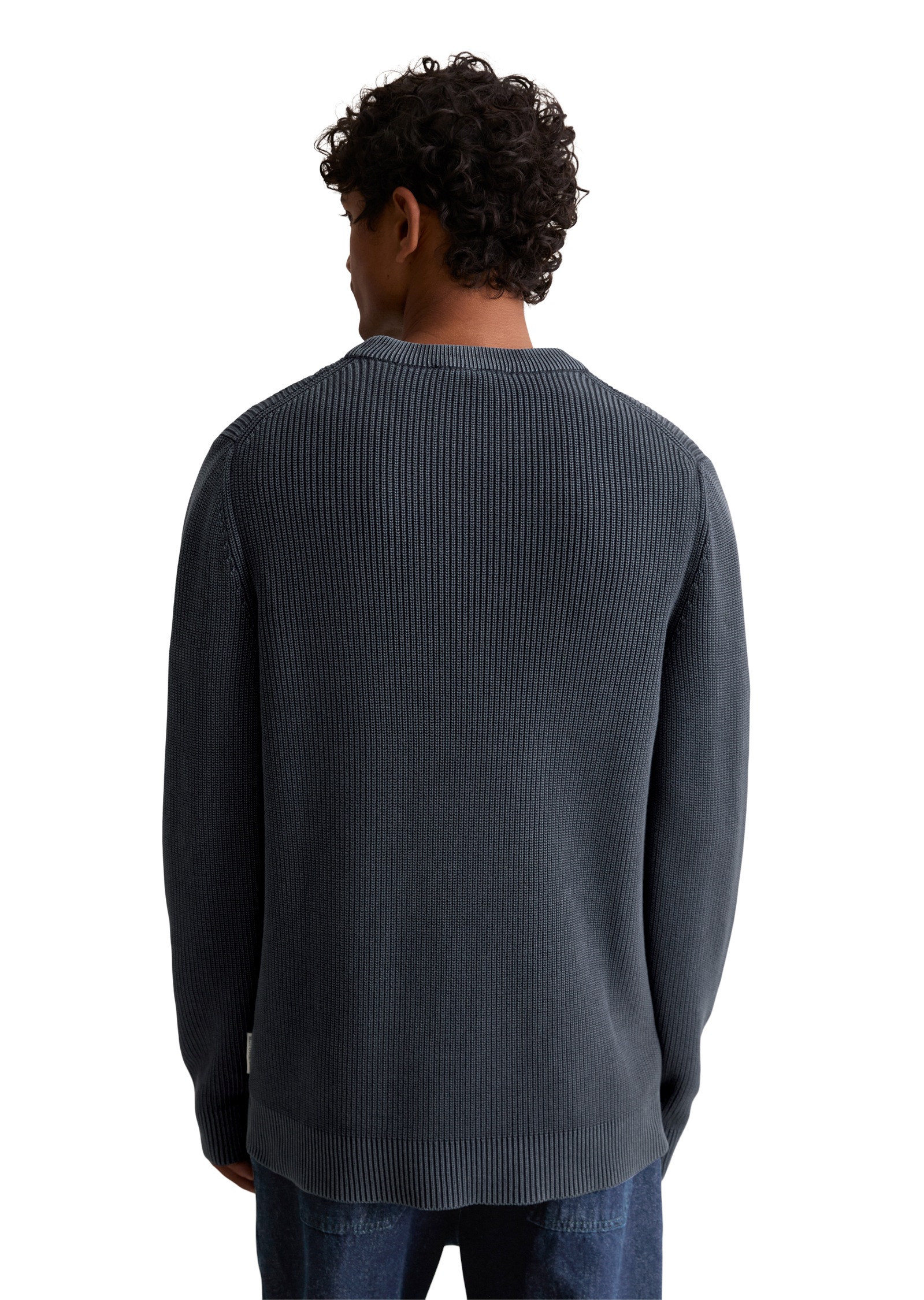 Marc OPolo DENIM Rundhalspullover "loose fit mit speziellem Farbeffekt" günstig online kaufen