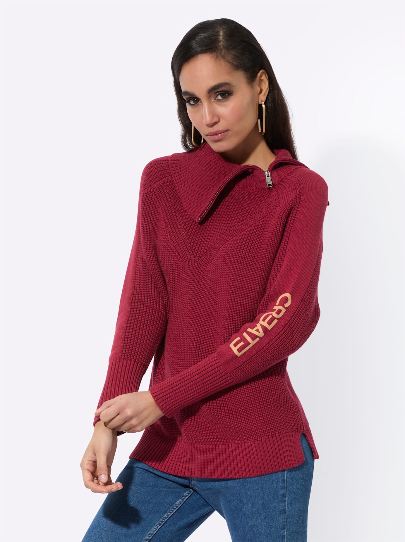 creation L Strickpullover »Pima-Baumwoll-Pullover«