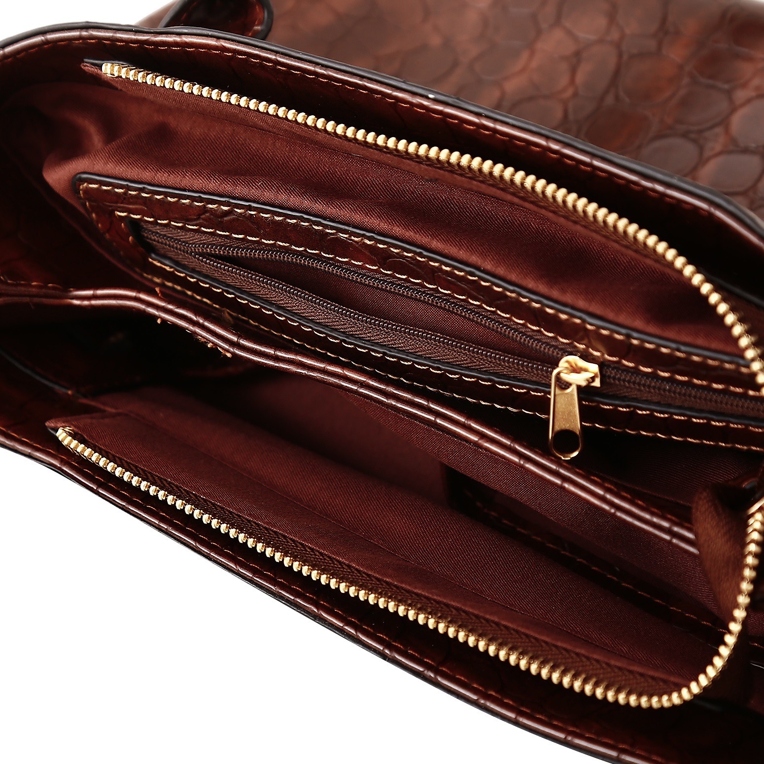 MARCO TOZZI by GMK Henkeltasche, Damen Umhängetasche, abnehmbare, goldfarbene Kette als Umhängeriemen