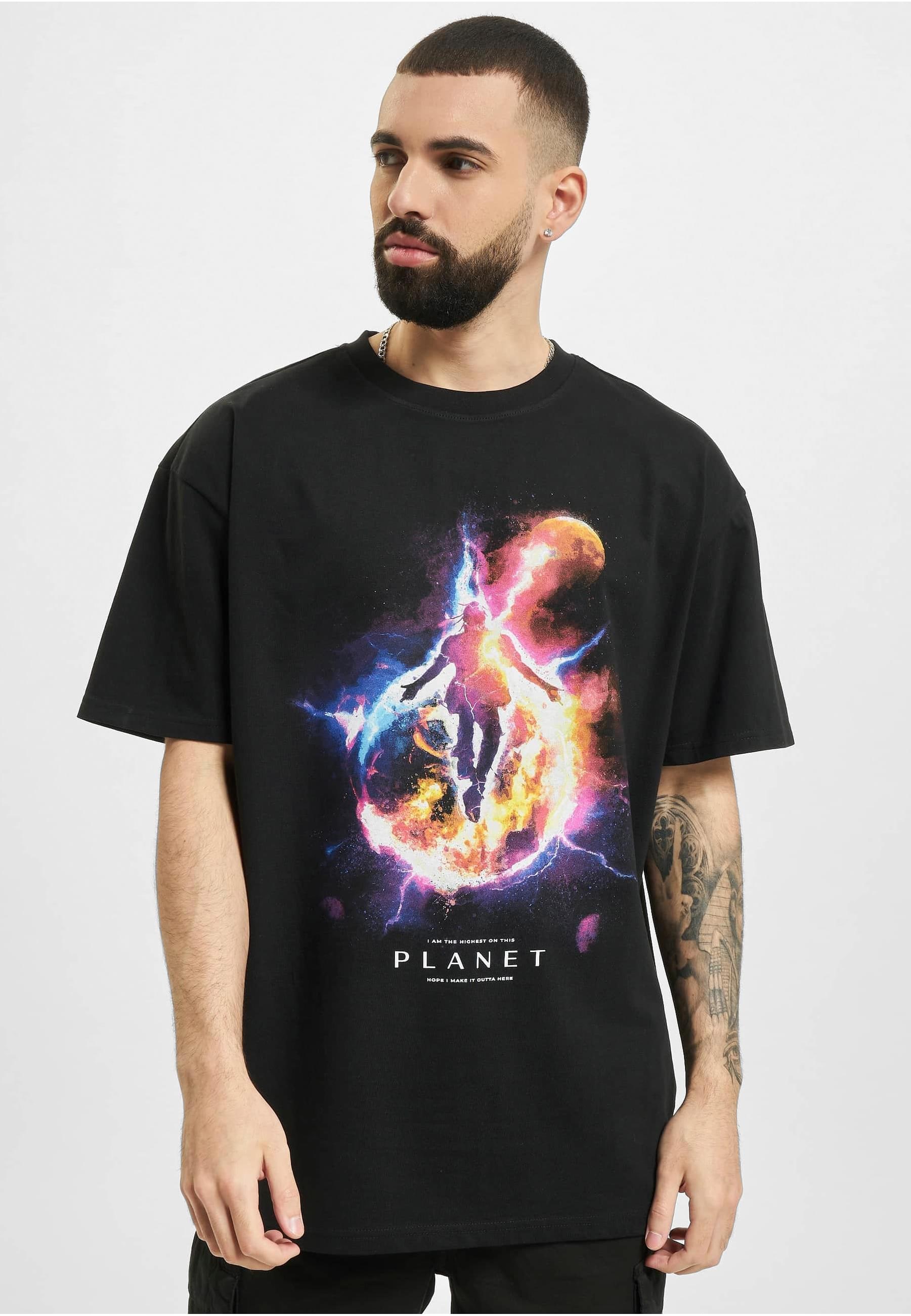 MisterTee T-Shirt »MisterTee Unisex Electric Planet Oversize Tee«, (1 tlg.)