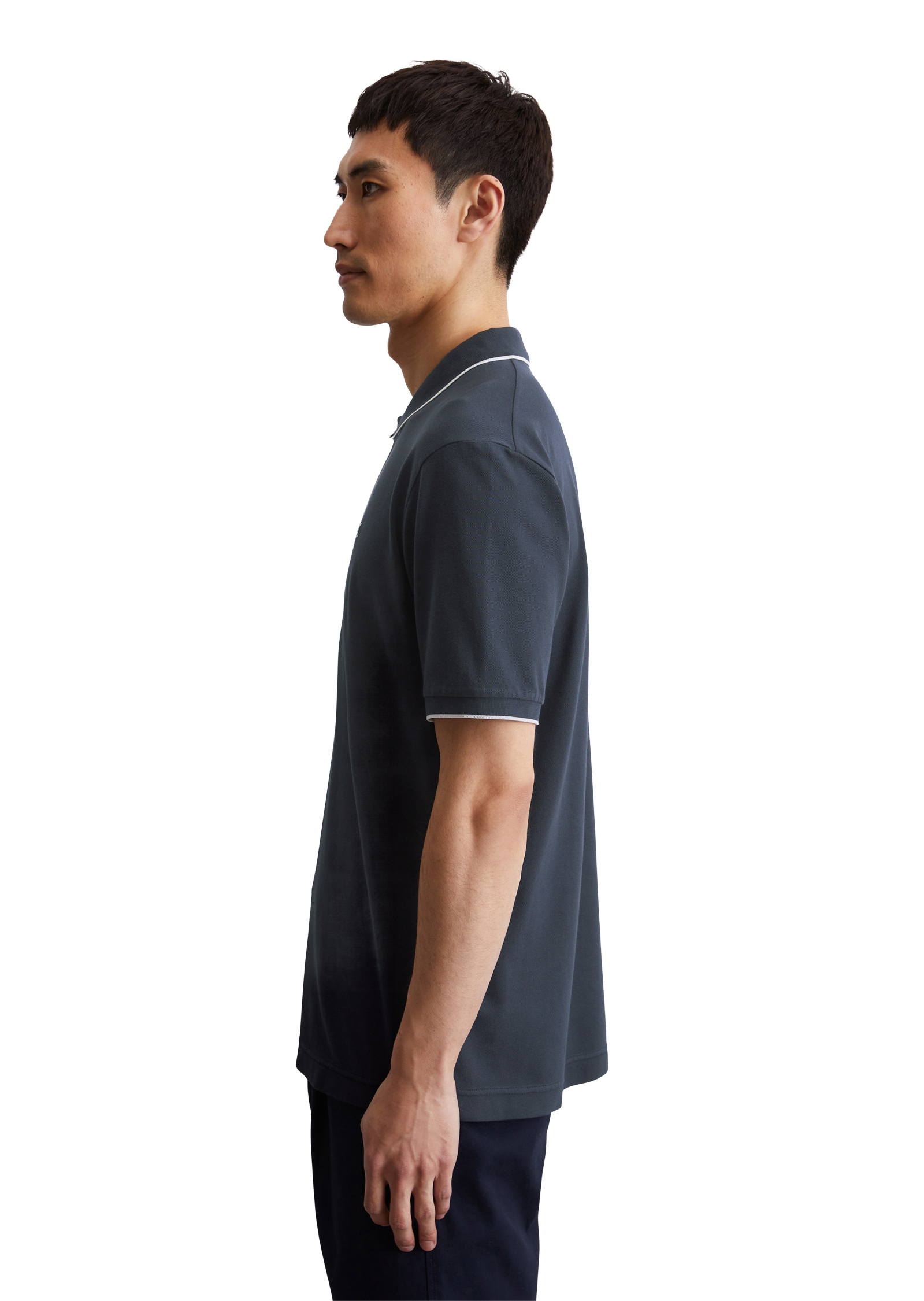 Marc O'Polo Poloshirt »aus Bio-Baumwoll-Mix«