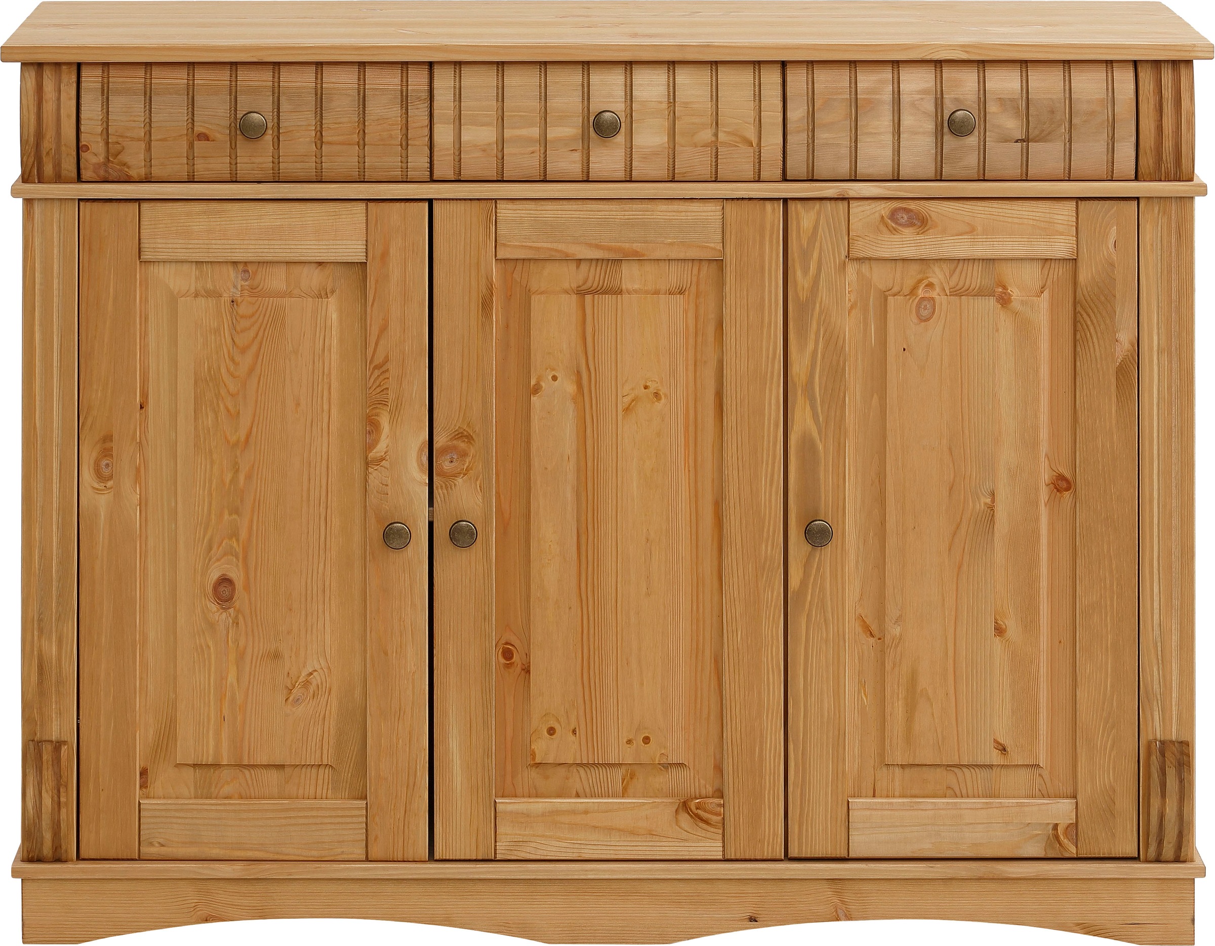 Home affaire Sideboard "Teresa", (Maße (B/T/H): 118/40/90 cm), Kommode, 3-t günstig online kaufen