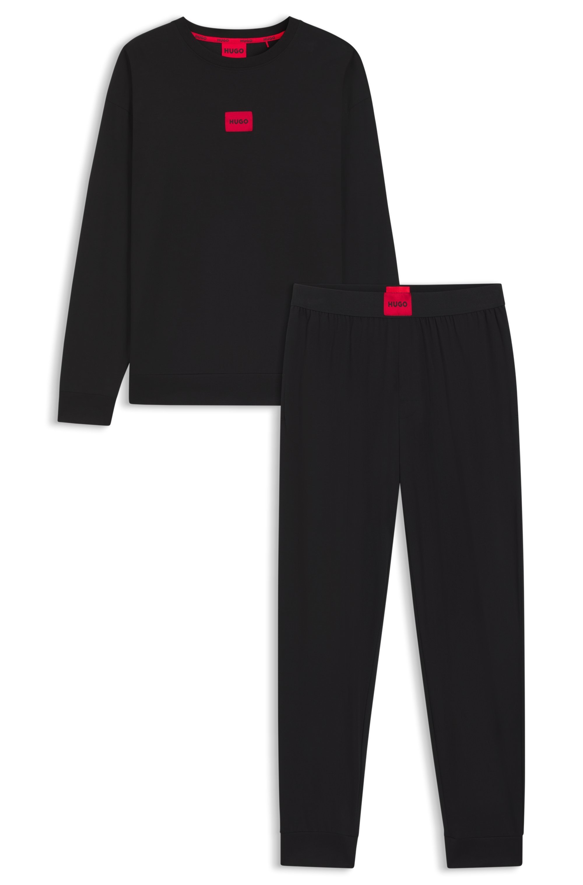 HUGO Underwear Pyjama, (Set), in einer Geschenkbox