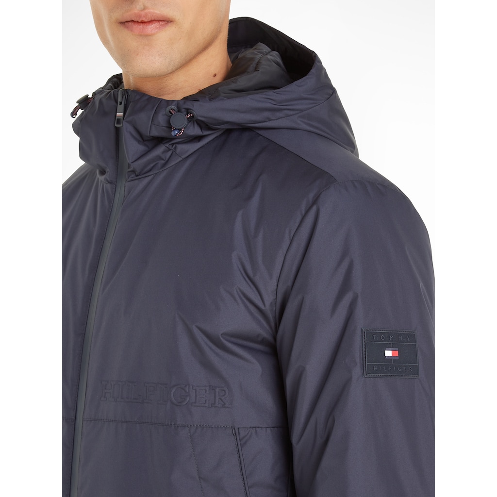 Tommy Hilfiger Outdoorjacke »PORTLAND HOODED JACKET«, mit Kapuze, mit wasserabweisendem Reißverschluss