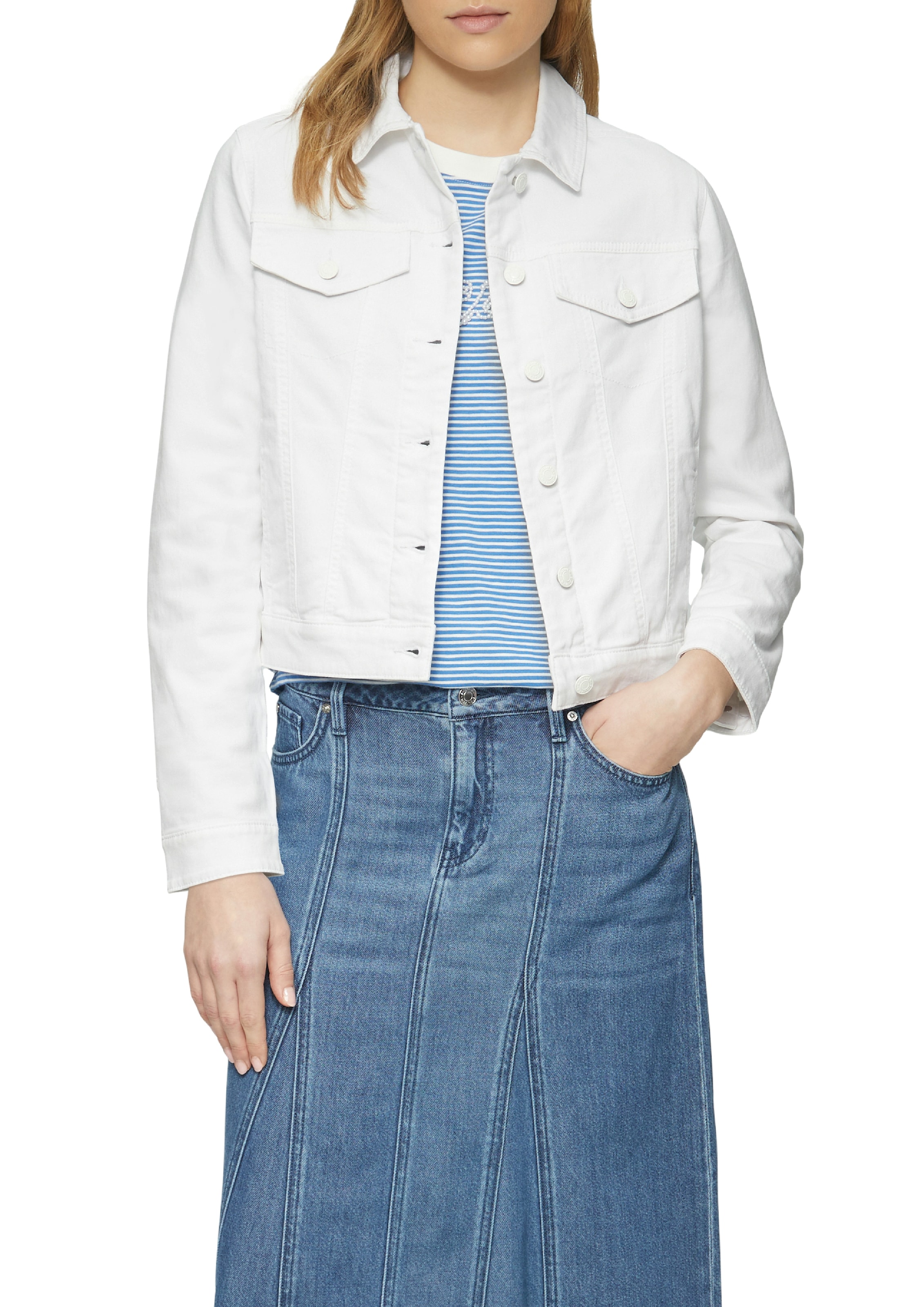 s.Oliver Jeansjacke, mit Taschen günstig online kaufen