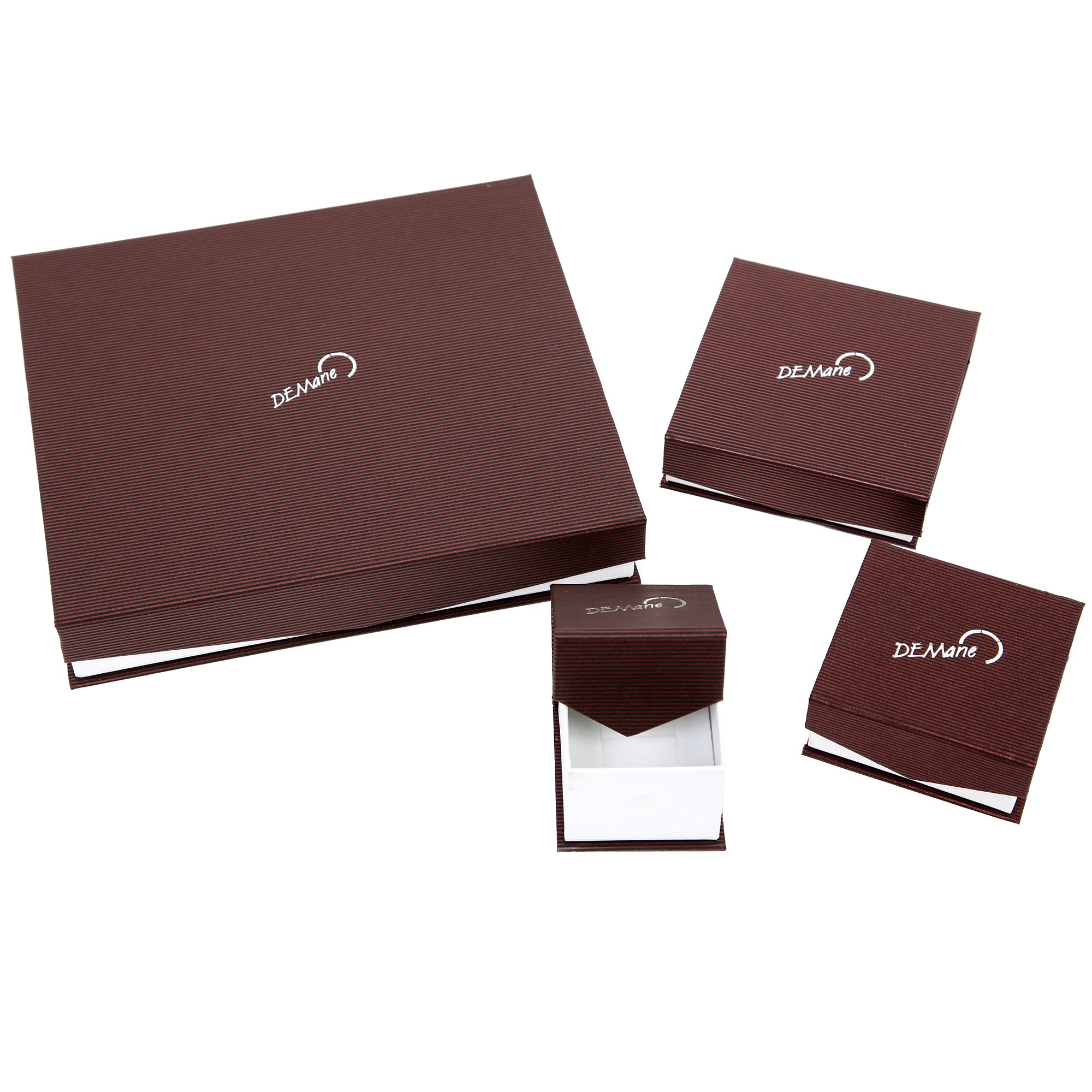 DeMarie Paar Ohrstecker "eloxiertes Aluminium silberfarben" günstig online kaufen