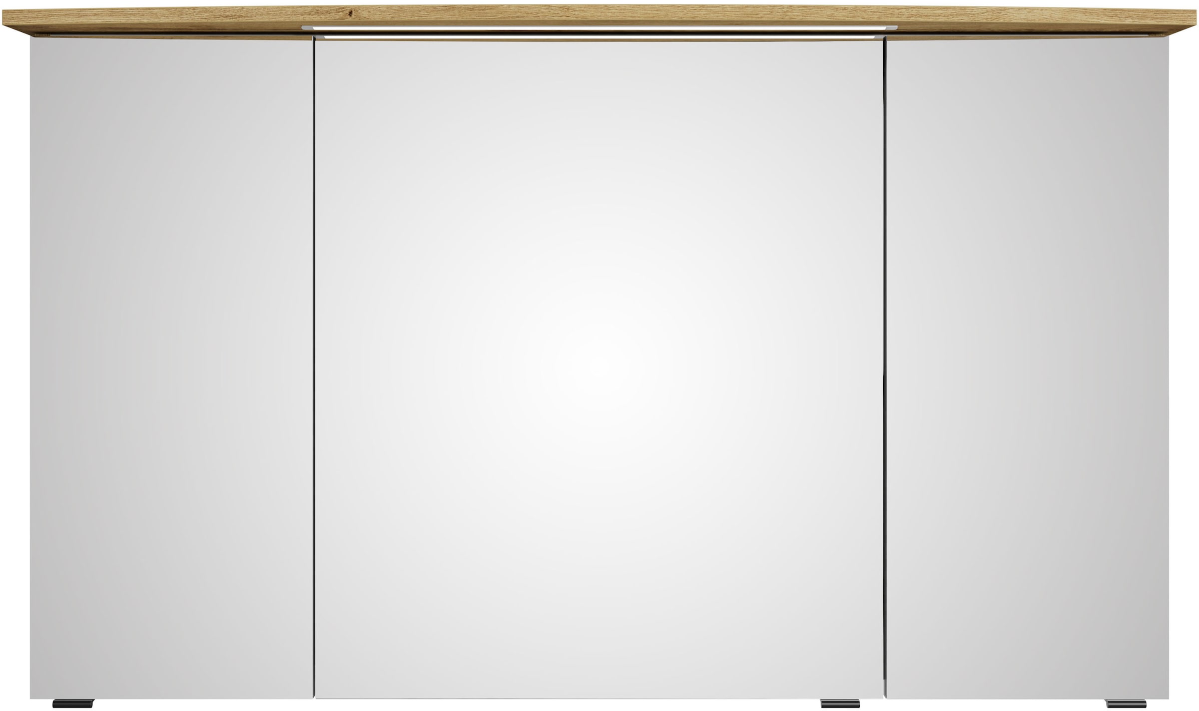 Saphir Badezimmerspiegelschrank "Serie 4010 Badezimmer-Spiegelschrank inkl. LED-Beleuchtung im Kranz", Badschrank 122 cm