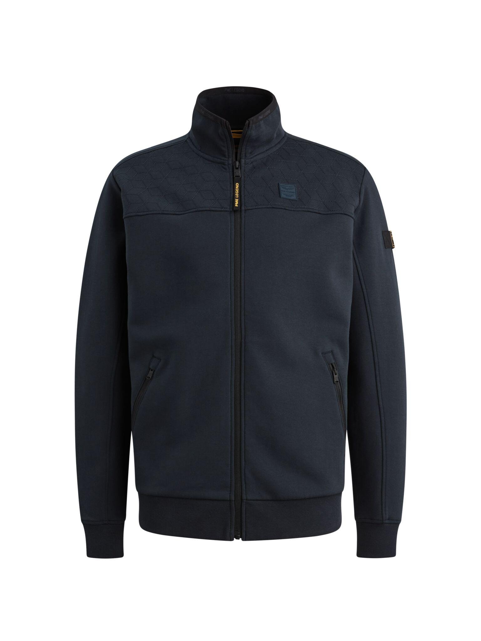 PME LEGEND Sweatjacke seitliche Eingrifftaschen mit Reißverschluss