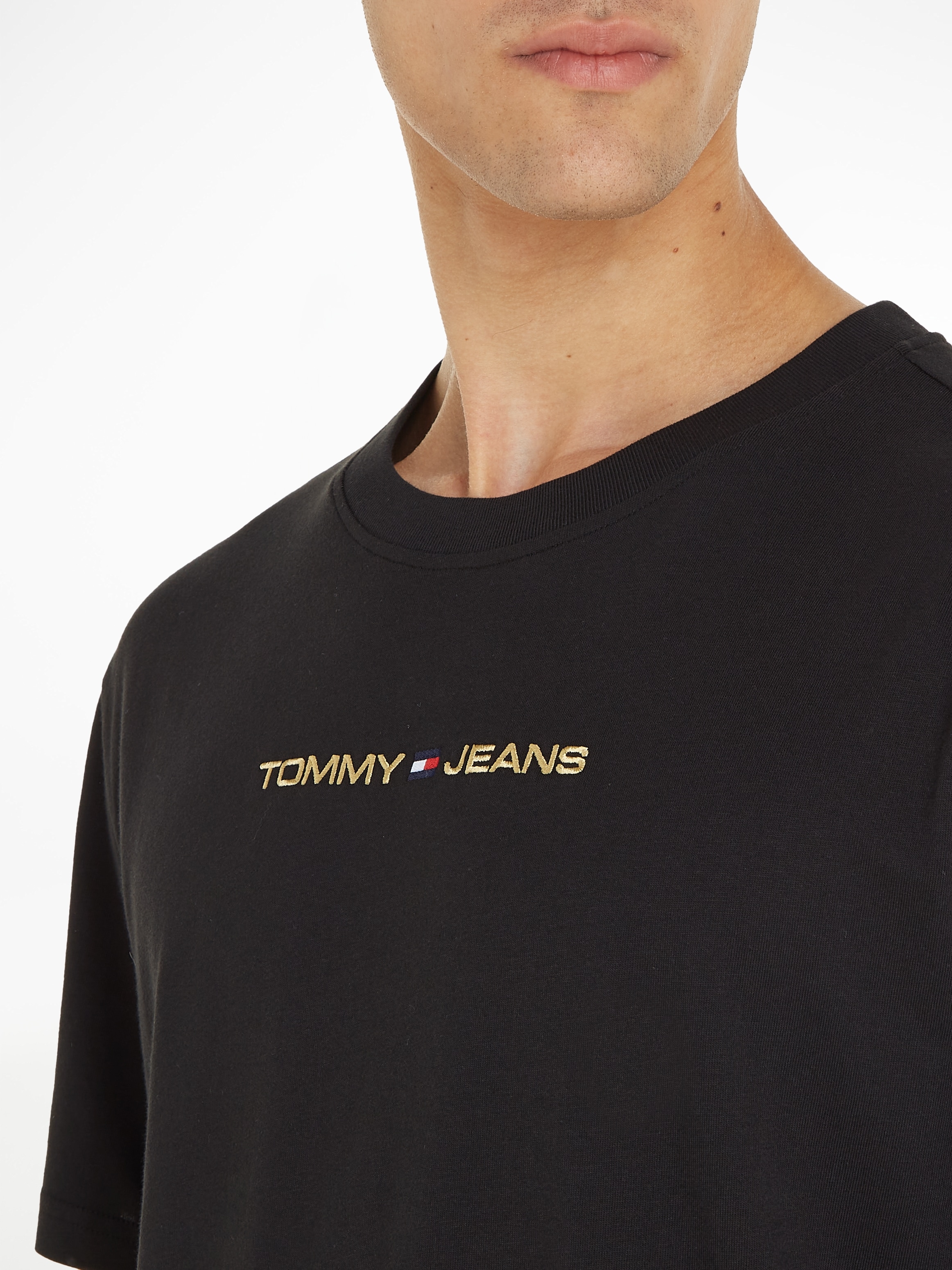 Tommy Jeans T-Shirt »TJM CLSC GOLD LINEAR TEE«