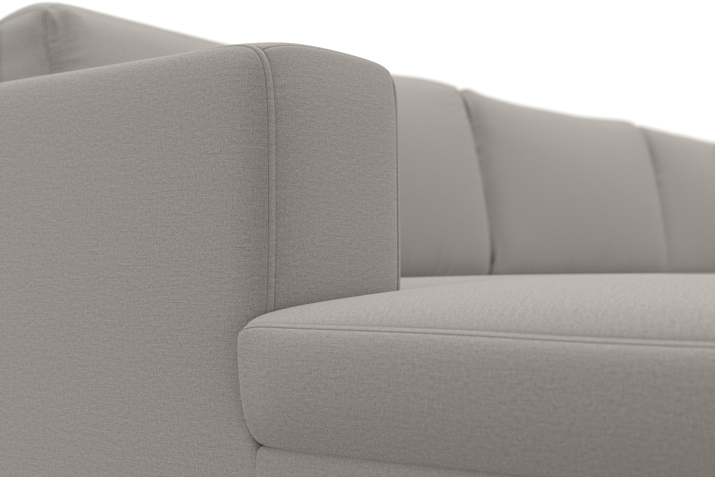 DOMO collection Wohnlandschaft »Modica U-Form«, XXL, in moderner Optik mit, 2 großzügigen Recamieren, auch in Cord