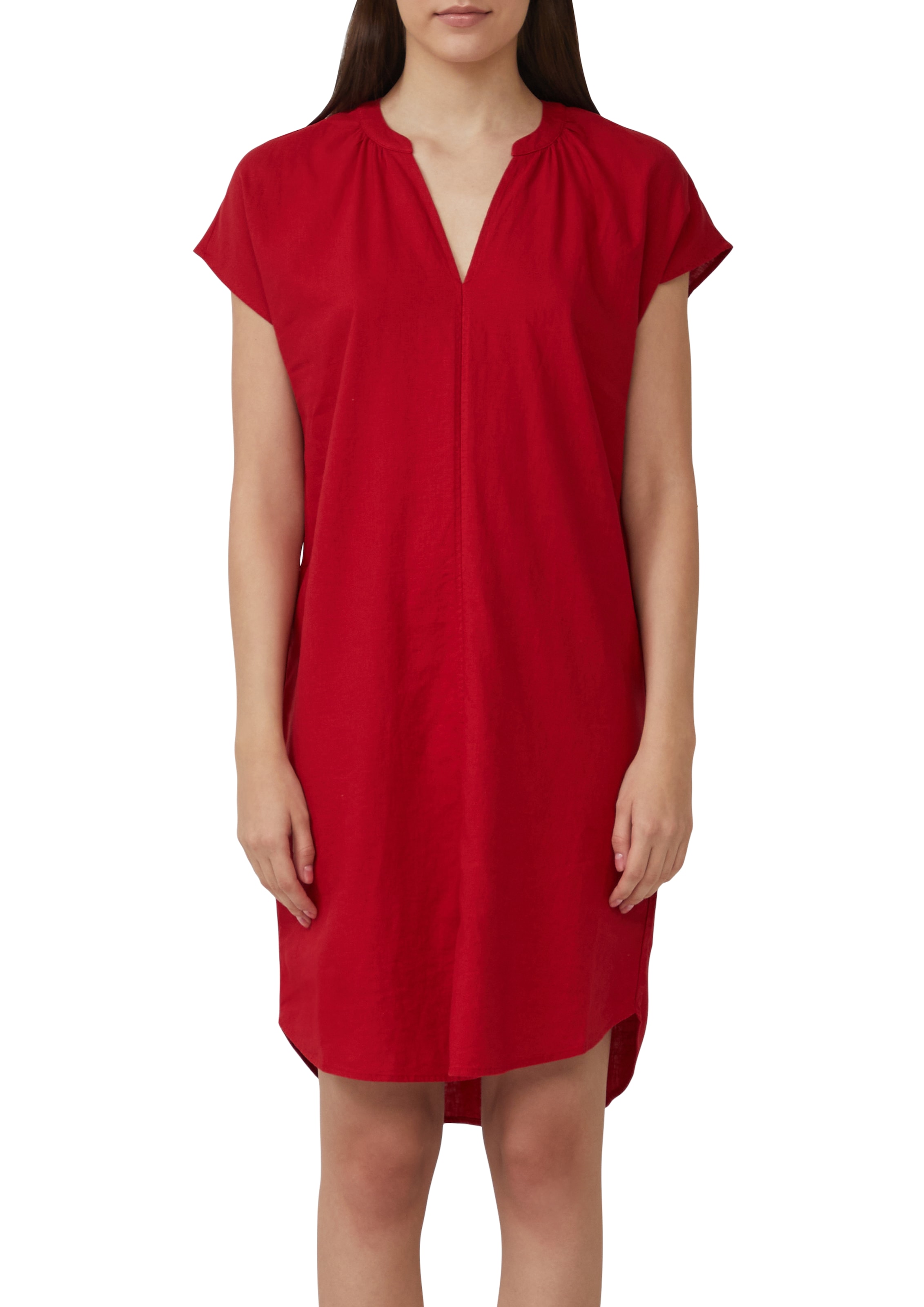 s.Oliver Sommerkleid, mit überschnittenen Schultern günstig online kaufen