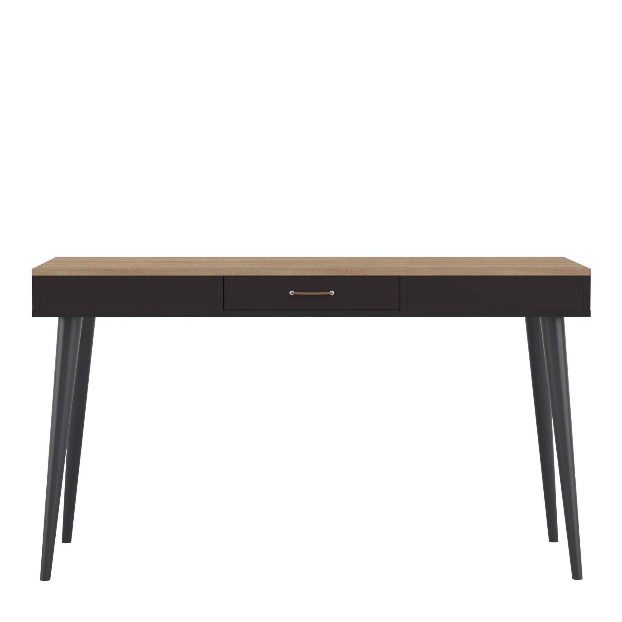 TemaHome Schreibtisch »Horizon Computertisch mit Holzbeinen, Home Office,«, 134cm Breit, mit Schublade