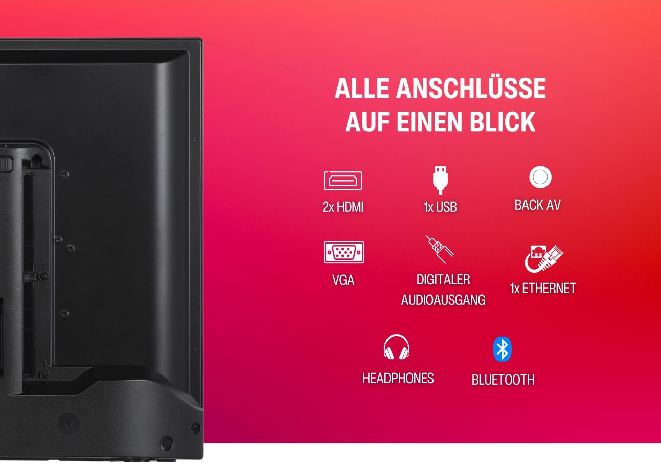 Telefunken QLED-Fernseher »D40Q751X2CW«, Full HD, Smart-TV-Android TV