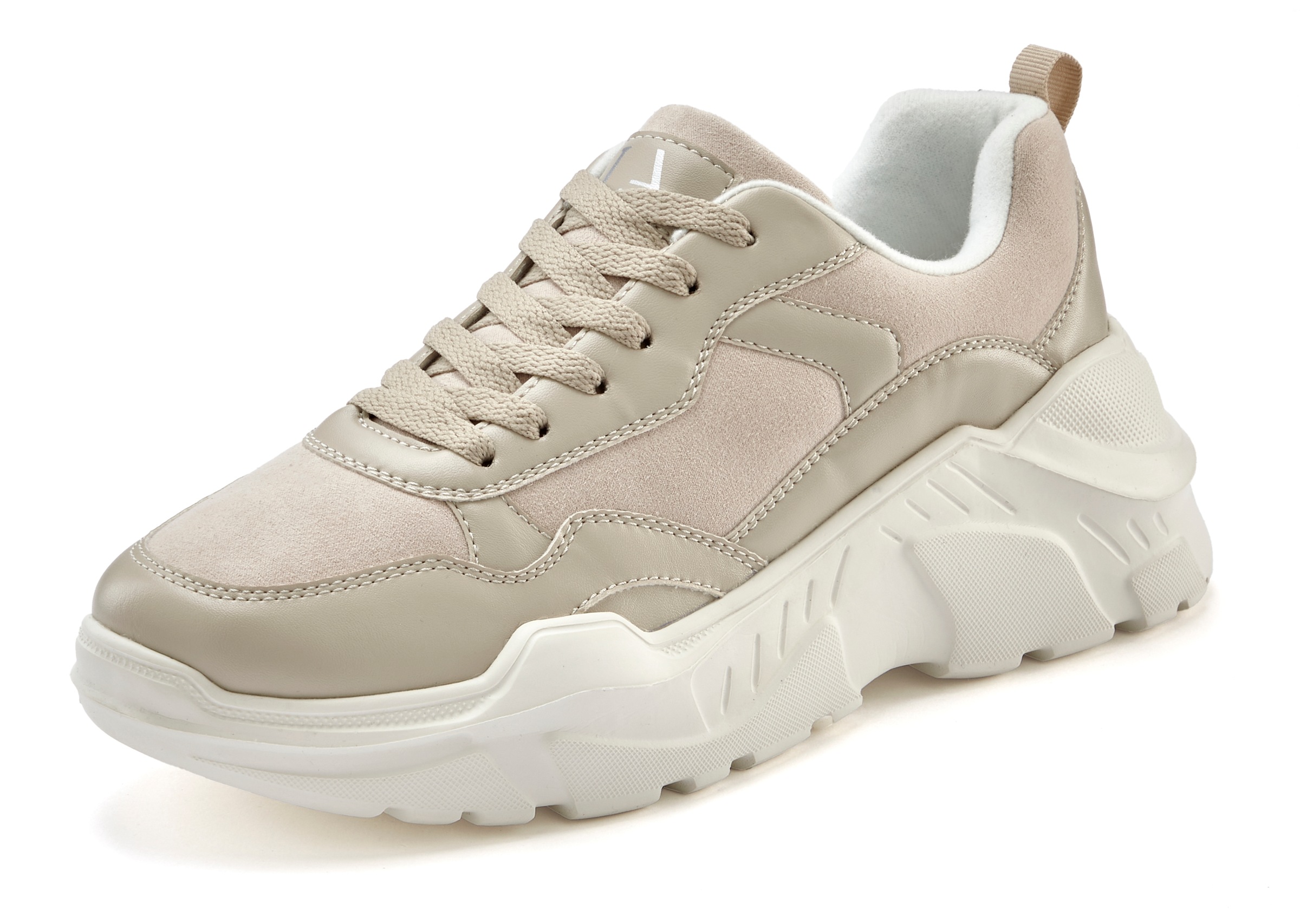 LASCANA Sneaker "Turnschuhe," Halbschuh, Sportschuh, leichte Chunky Sohle, günstig online kaufen