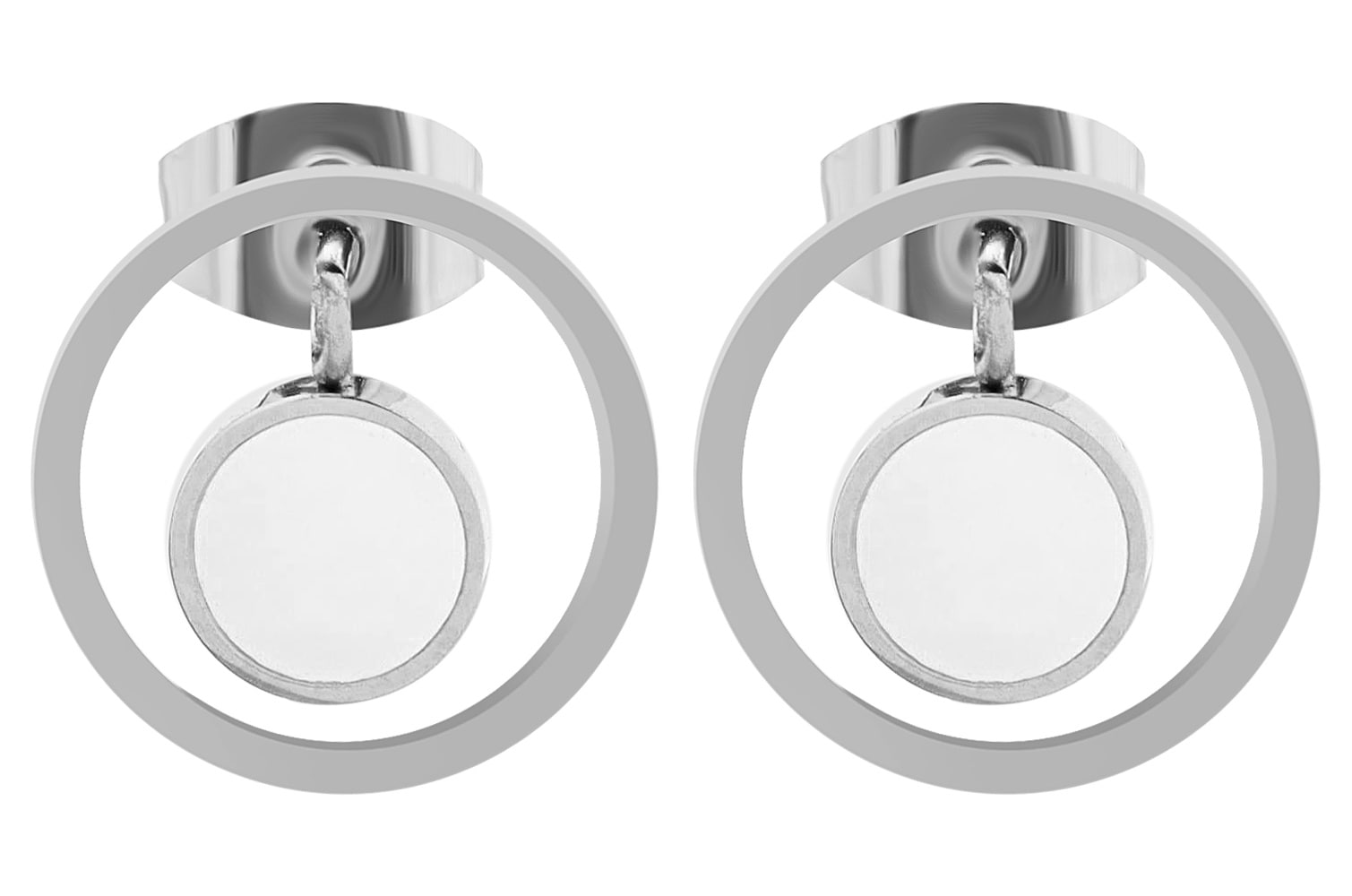 Adelia´s Kettenanhänger »Damen Anhänger aus Edelstahl mit Perlmutt«  Zum Verschenken – passend für viele Anlässe