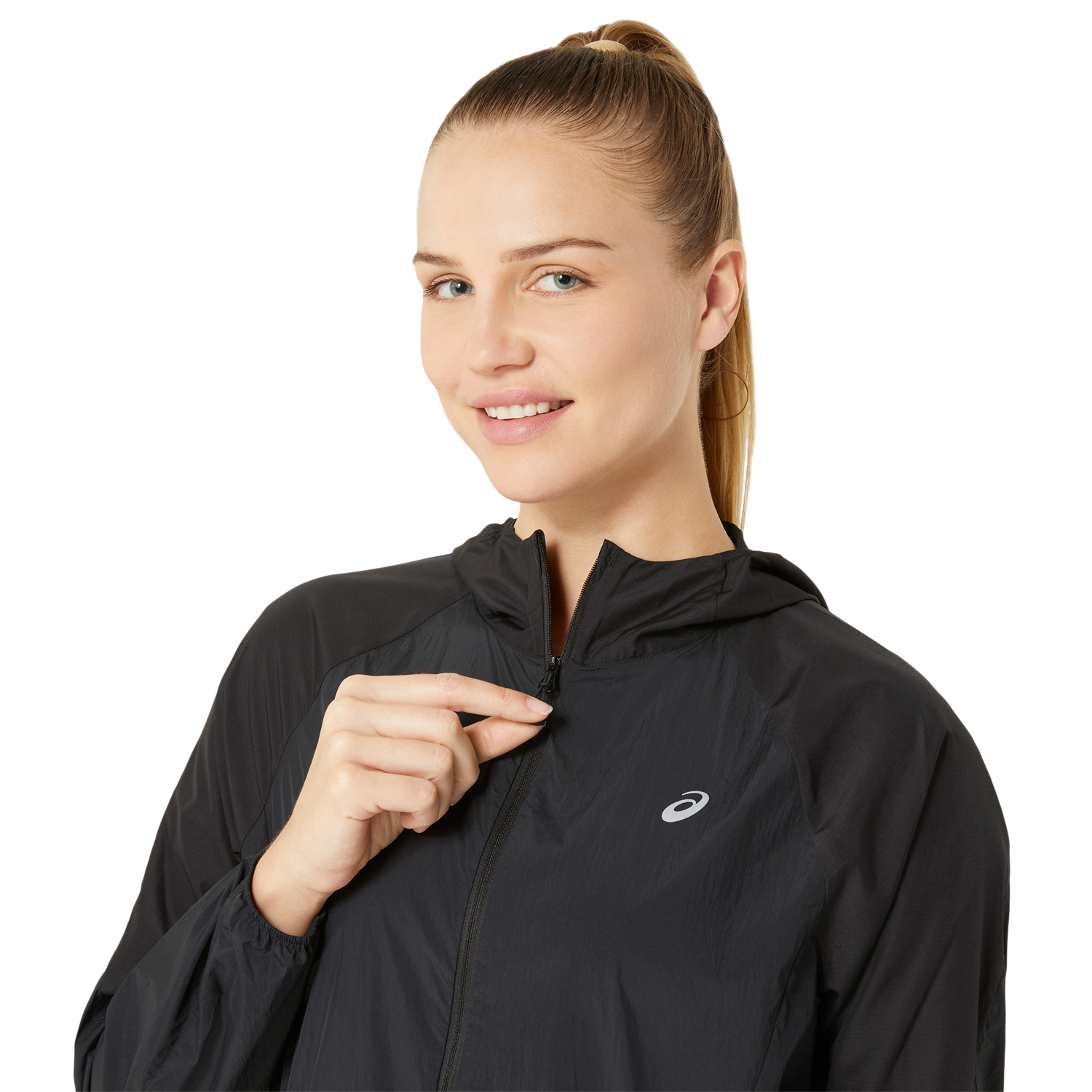 Asics Laufjacke »ROAD PACKABLE JACKET«, mit Kapuze