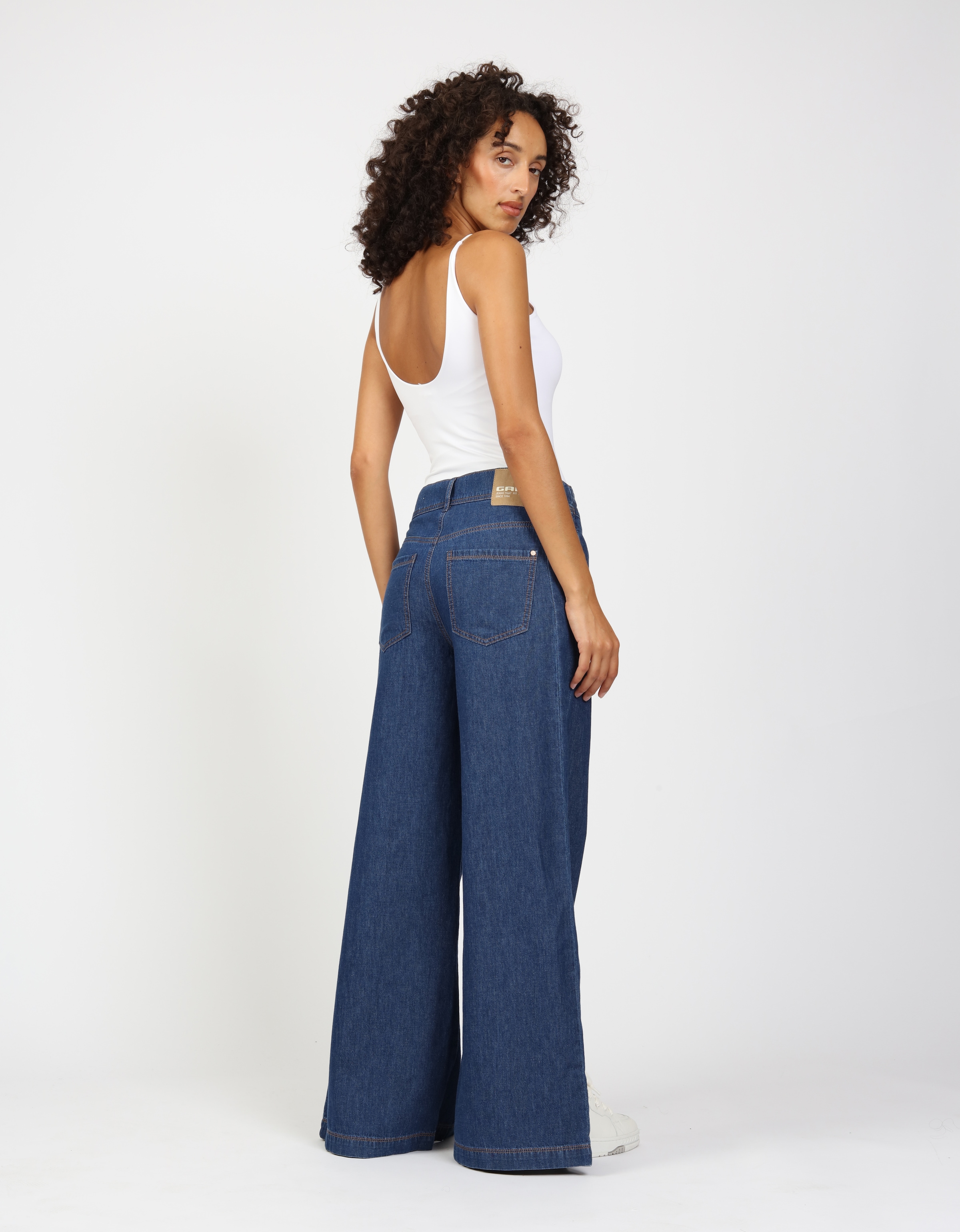 GANG Weite Jeans »94PAIGE WIDE«, mit eingesetztem Seitenstreifen