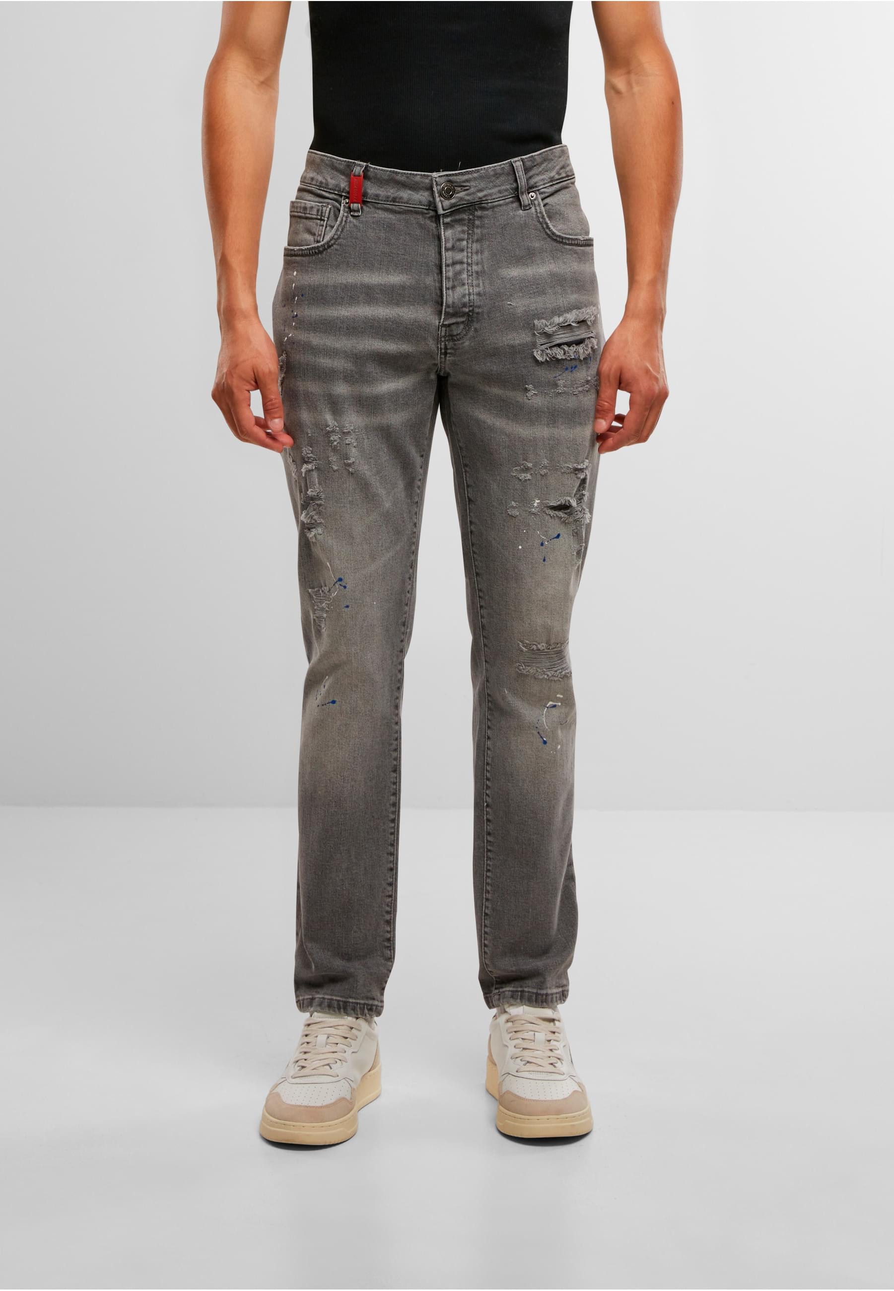 2Y Premium Bequeme Jeans »2Y Premium 2Y LEONARDO RIPPED SLIM FIT JEANS«