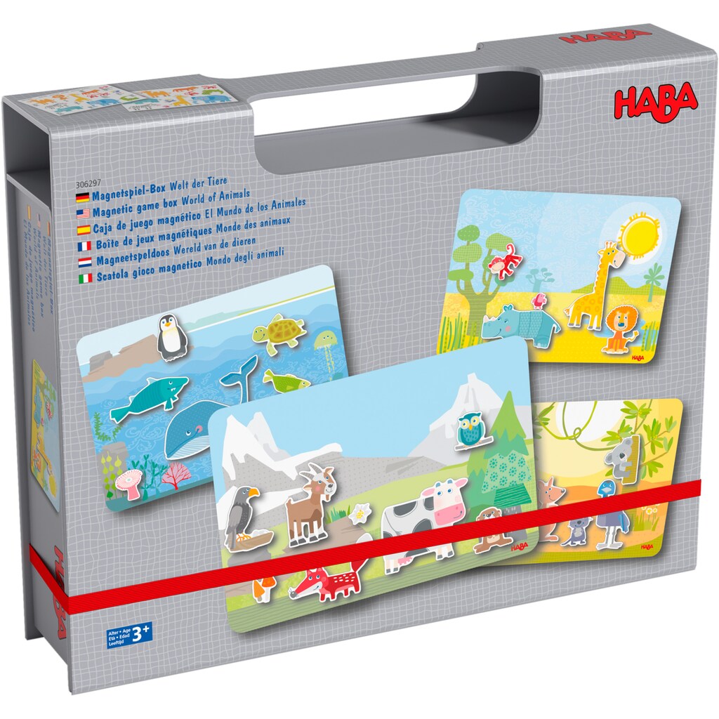 Haba Spiel »Magnetspiel-Box, Welt der Tiere«