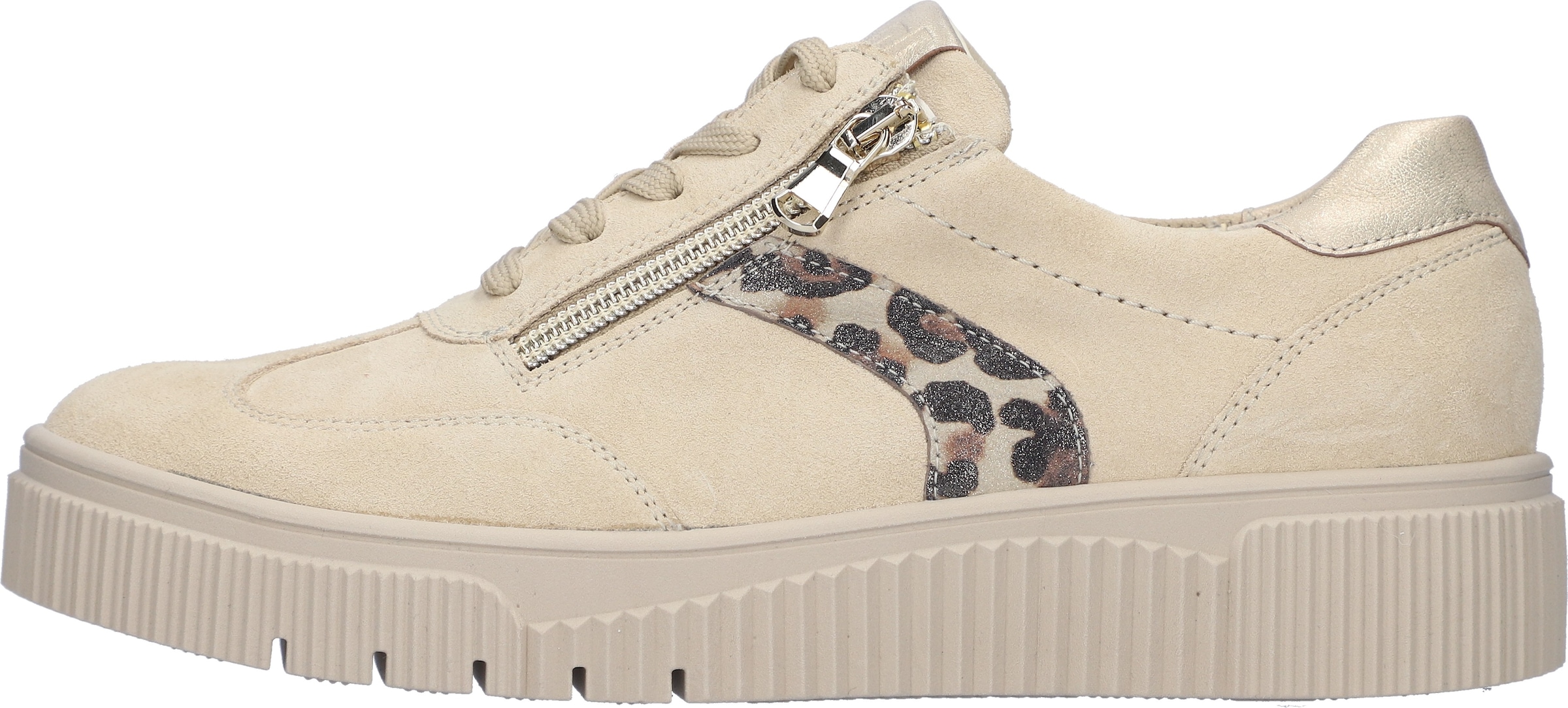 Waldläufer Plateausneaker »K-SANSA«  Schnürschuh, Halbschuh, Freizeitsneaker mit Leder-Fußbett, K-Weite