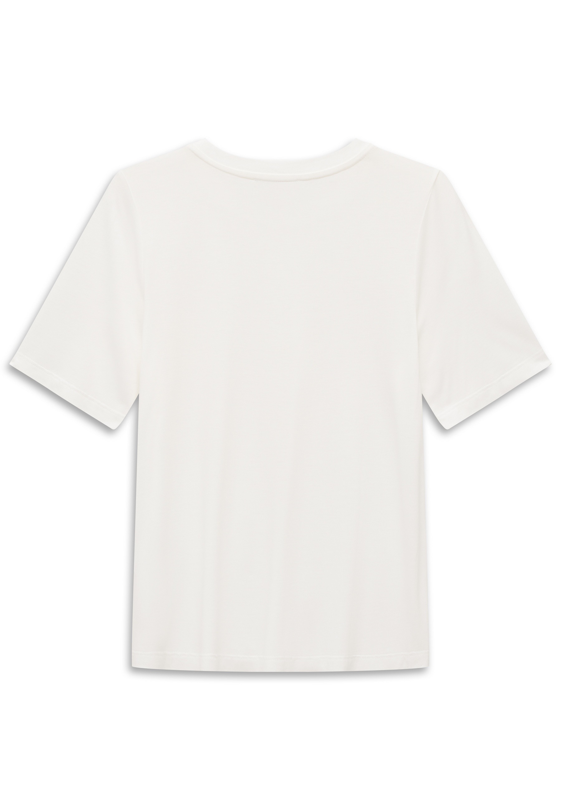 bugatti T-Shirt aus 100% Viskose mit Rundhalsausschnitt