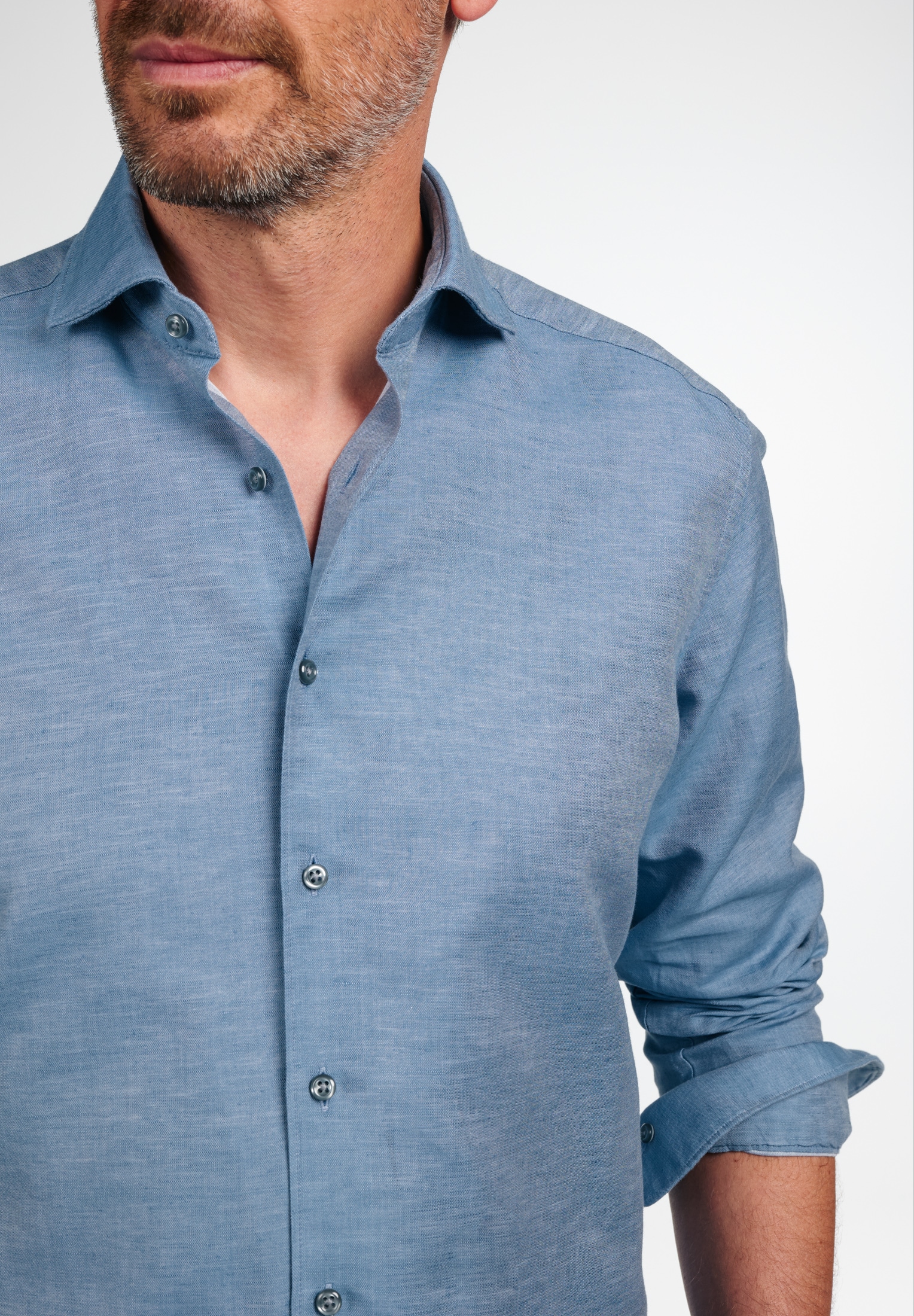 Eterna Langarmhemd »COMFORT FIT«, EASY IRON (bügelleicht)